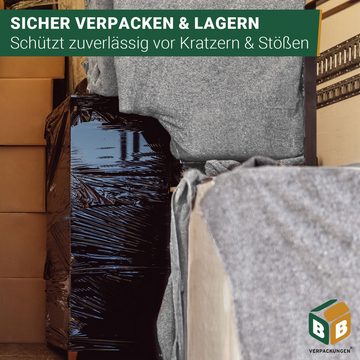 BB-Verpackungen Malervlies Packdecken, (5-St), 1,50 x 2,50 m, strapazierfähig, langlebige Möbeldecken