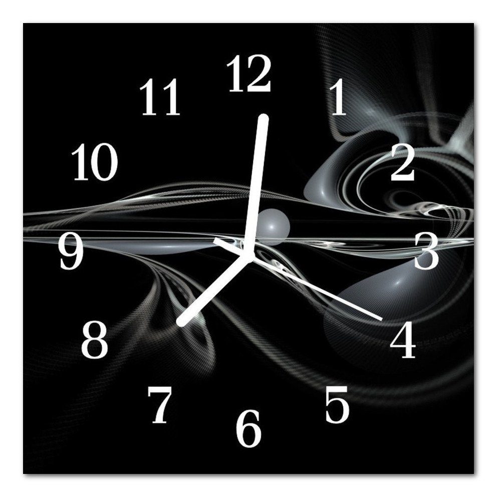 Tulup Wanduhr Glasuhr Küchenuhr Echt-Glas 30 günstig online kaufen