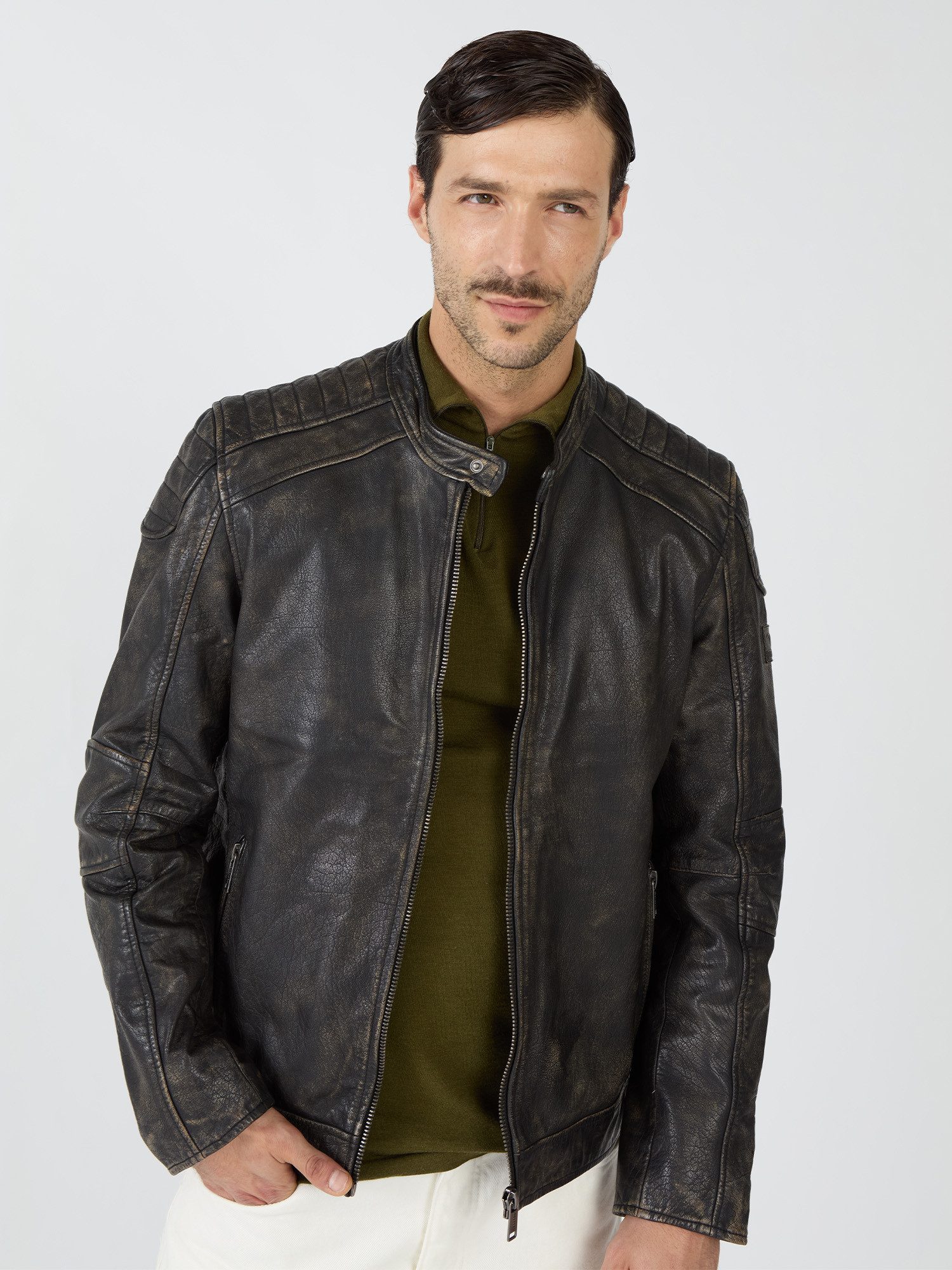 MUSTANG Lederjacke 31025019 günstig online kaufen