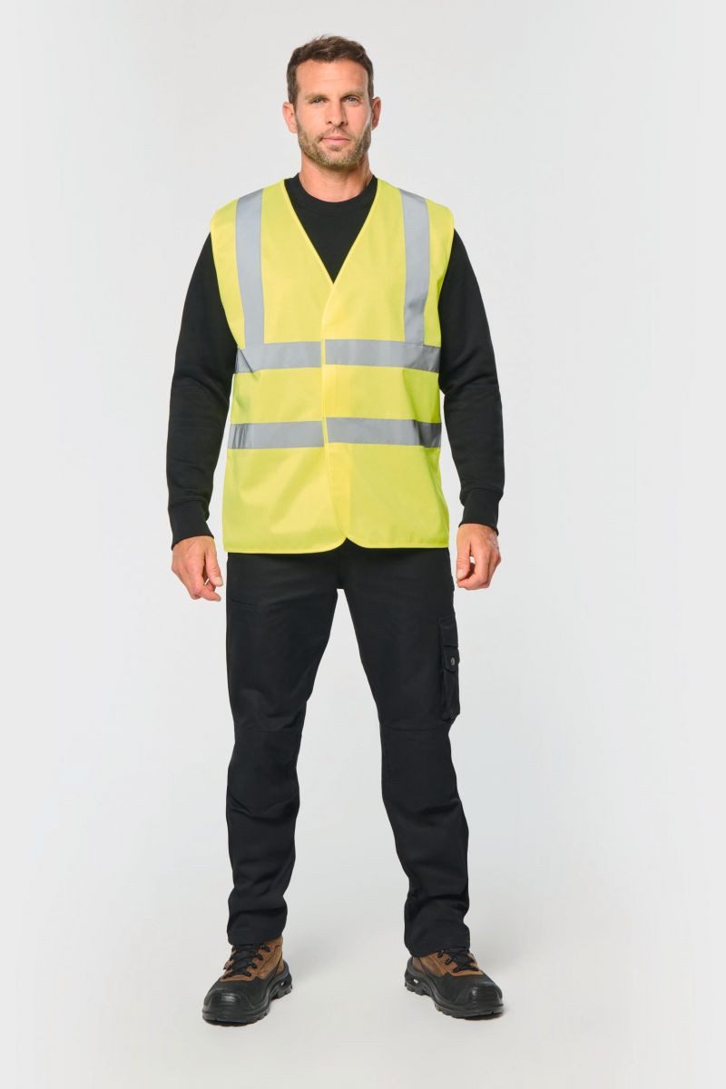 WK. Designed To Work Warnweste HI-VIS Sicherheitsweste Erwachsene Unisex