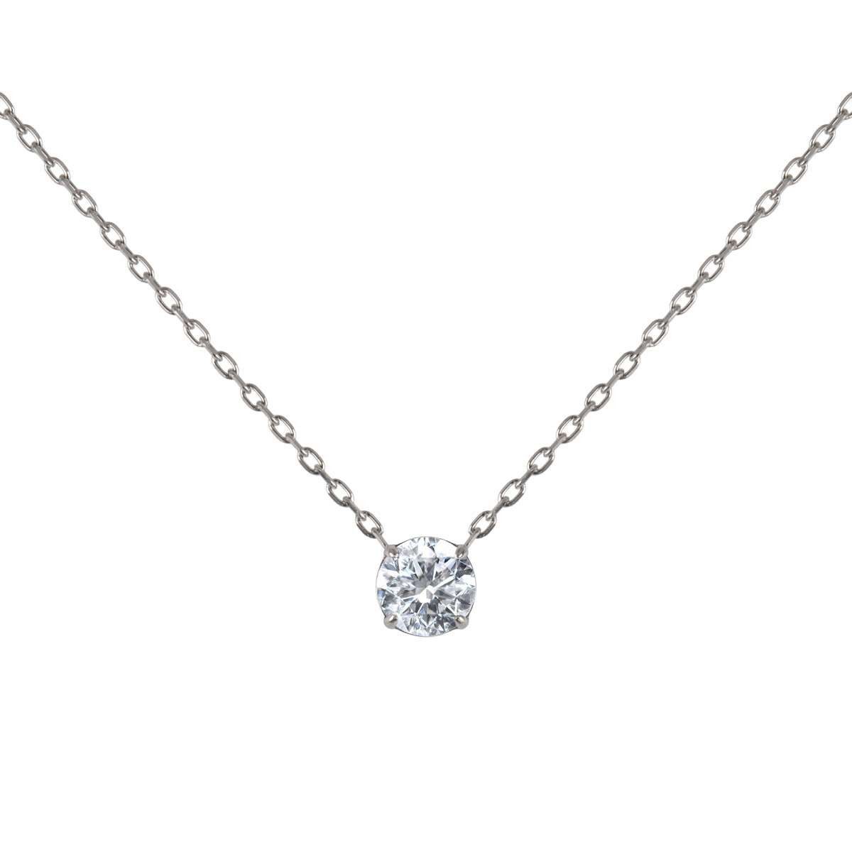 Jacques Lemans Kette mit Anhänger S-C261A, für Damen mit Zirkonia