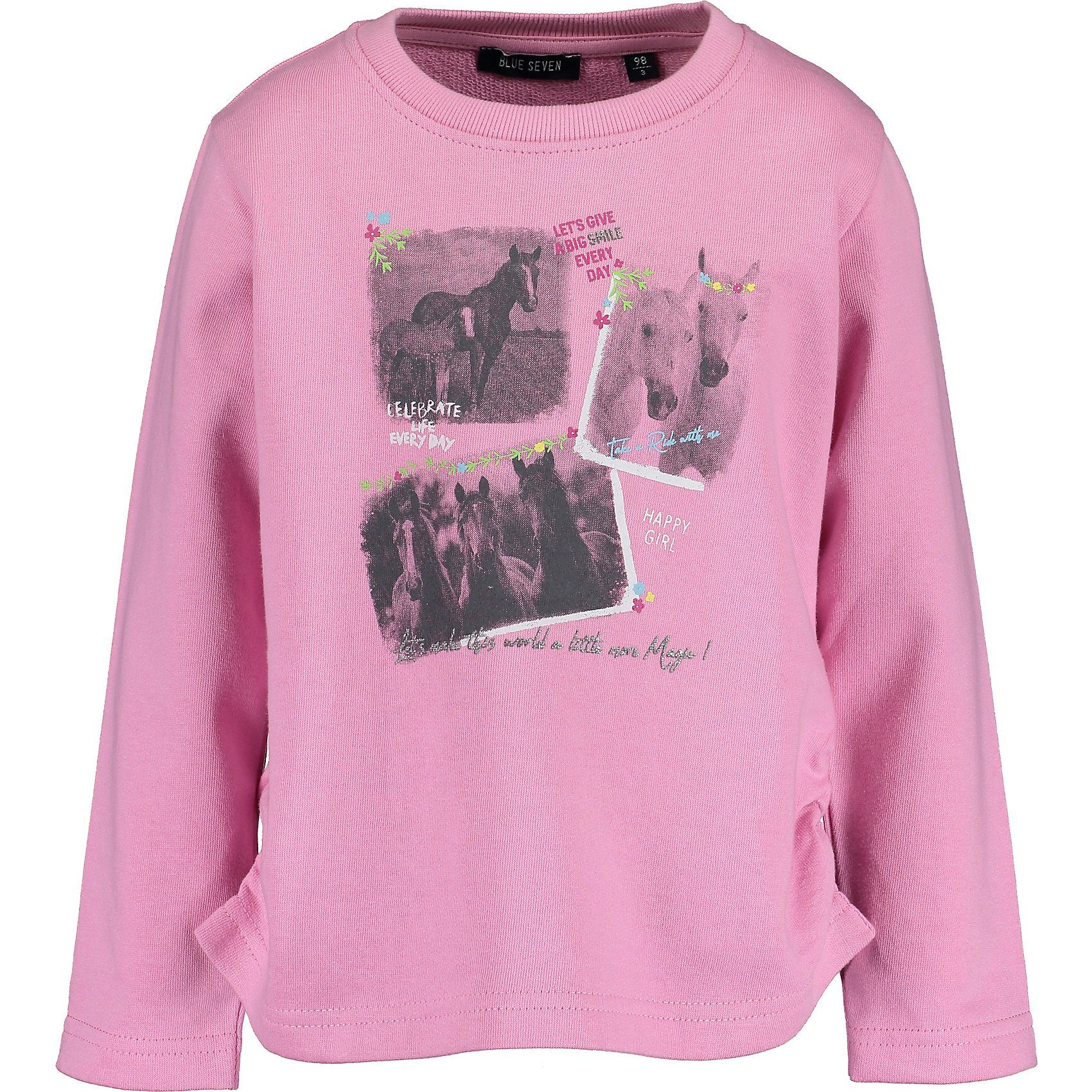 SPIRIT Mädchen Pferde Langarmshirt pink