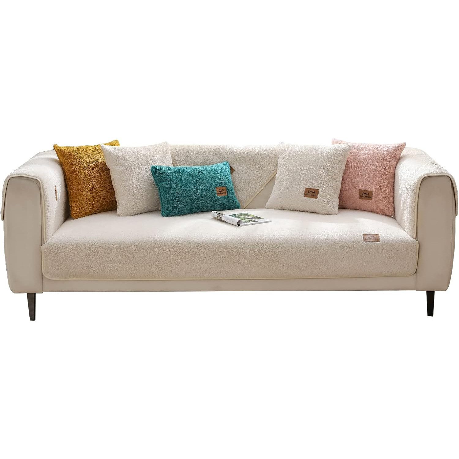 NUODWELL Sofahusse Hussen-Set Sofa Abdeckung Kissen günstig online kaufen