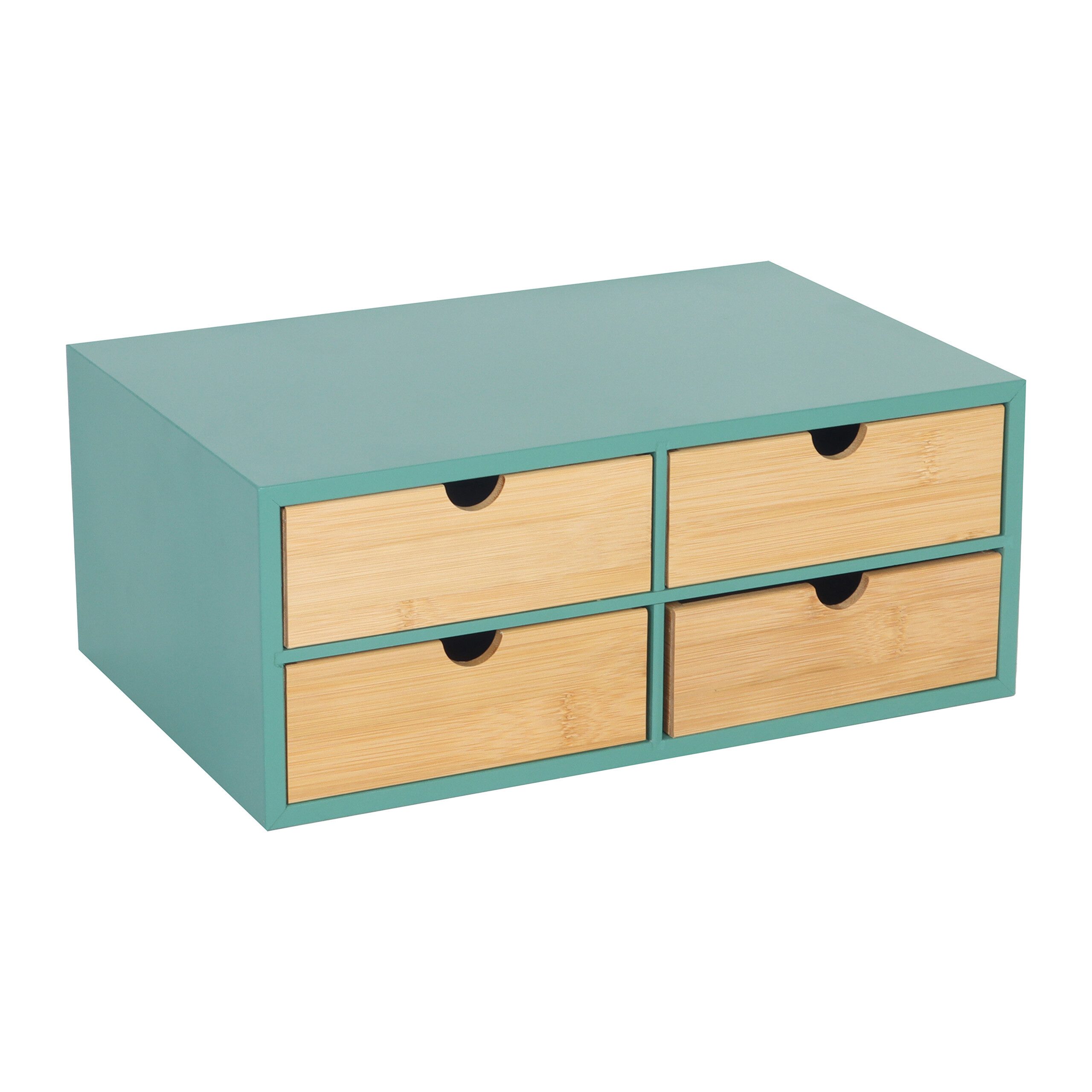 relaxdays Organizer Schreibtisch Organizer 4 Schubladen (1 St)