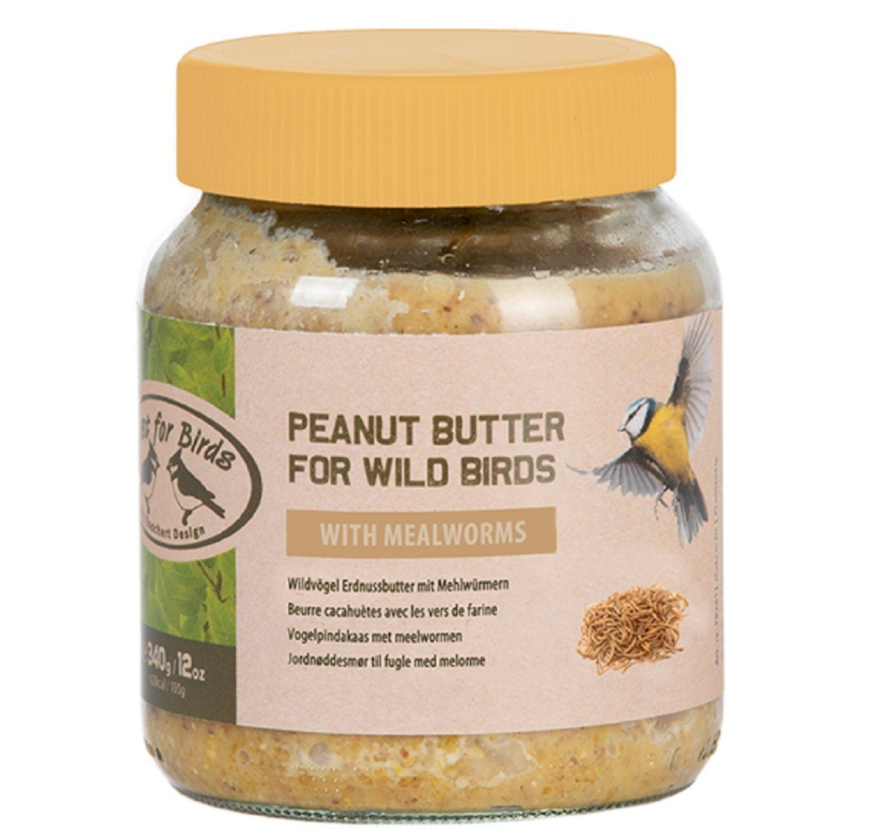 Nistkasten Erdnussbutter Mehlwürmern Wild Vögel Vogel Haus Futter