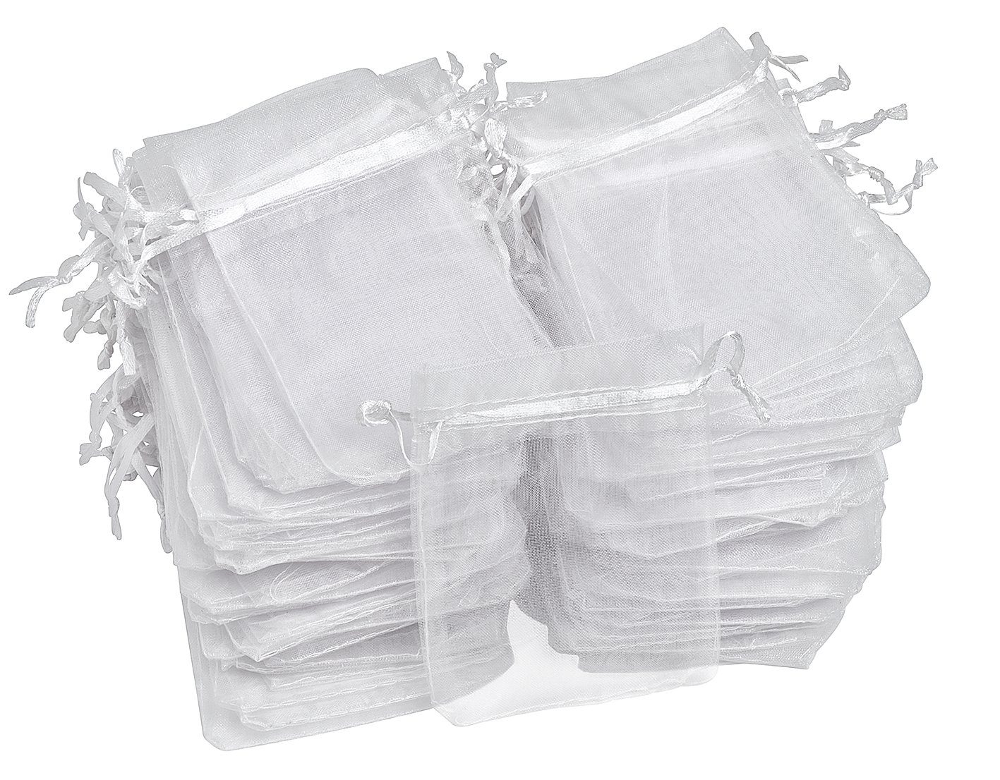 VBS XXL Kalender zum Selbstbasteln Organzasäckchen universell, 15 x 11,5 cm 100 Stück