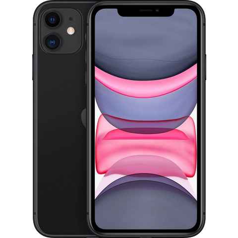 Apple iPhone 11 Smartphone (15,5 cm/6,1 Zoll, 64 GB Speicherplatz, 12 MP Kamera, ohne Strom-Adapter und Kopfhörer)