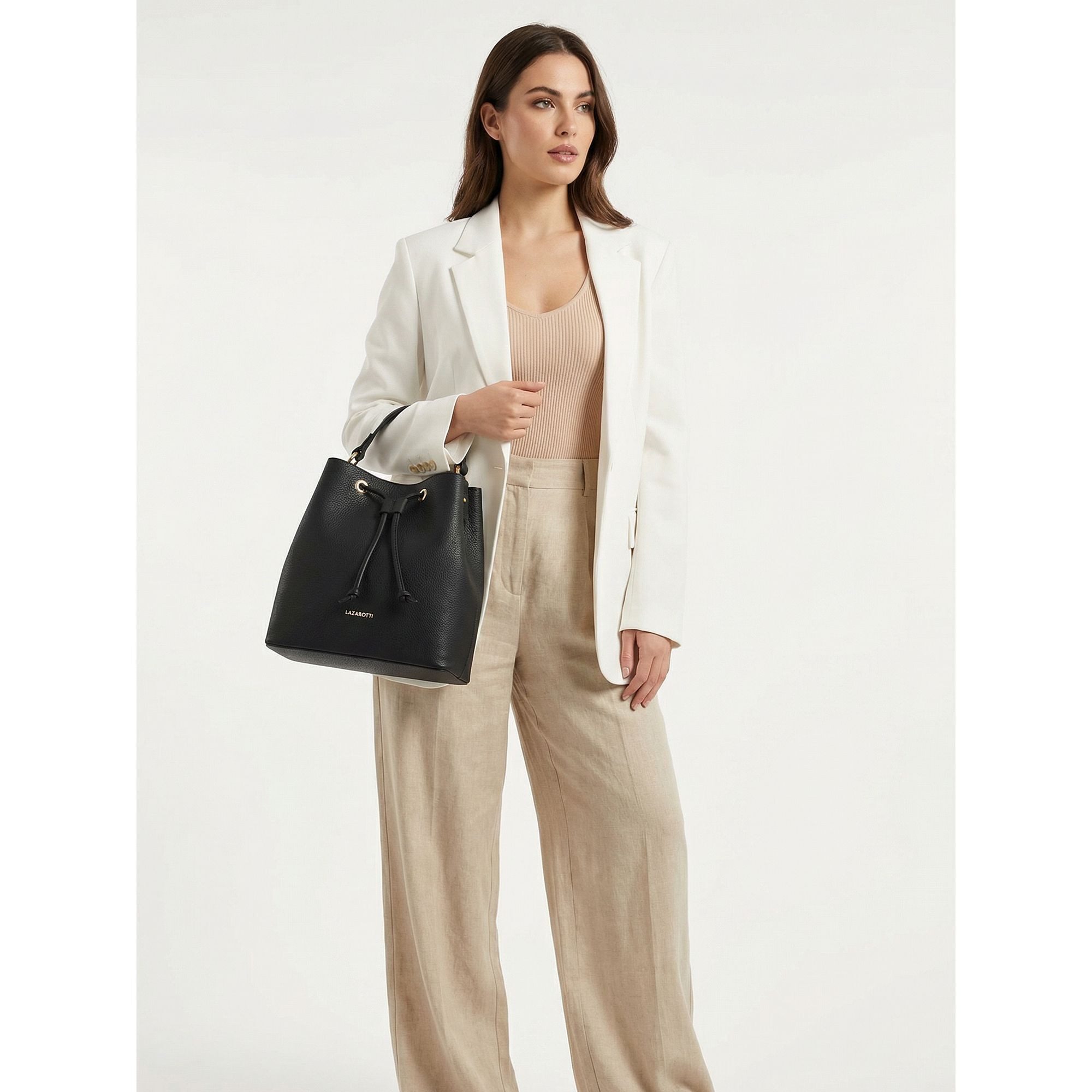 Lazarotti Beuteltasche Bologna Leather, Leder