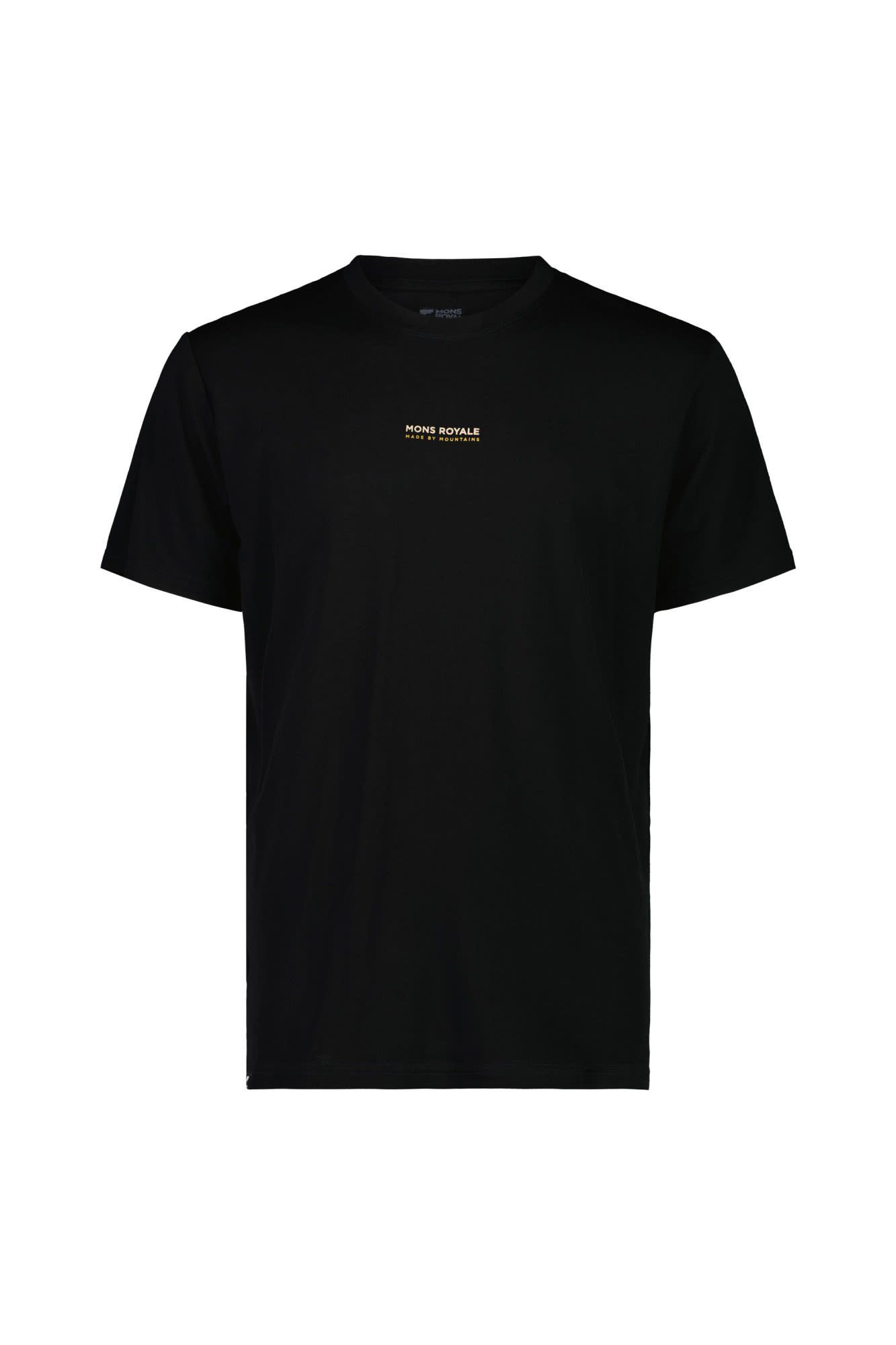 Mons Royale T-Shirt Mons Royale M Icon T-shirt Herren Kurzarm-Shirt Black - Back Print