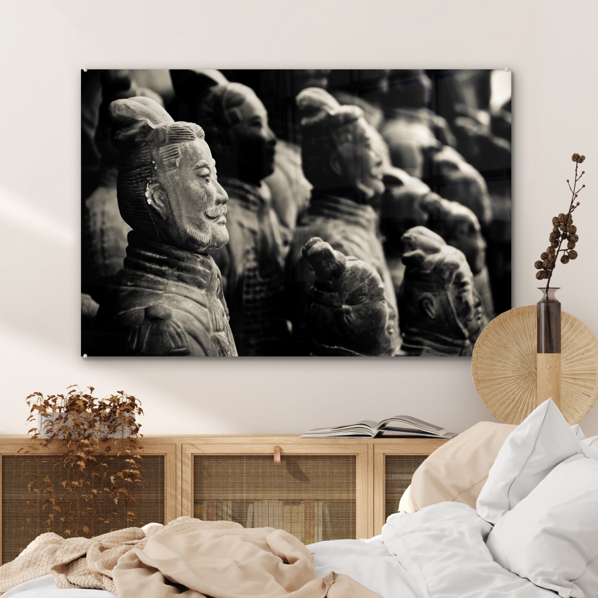 Acrylglasbild (1 dem Wohnzimmer Chinesische Acrylglasbilder auf Terrakotta-Armee und St), Schlafzimmer & Stanley MuchoWow Market, archäologische