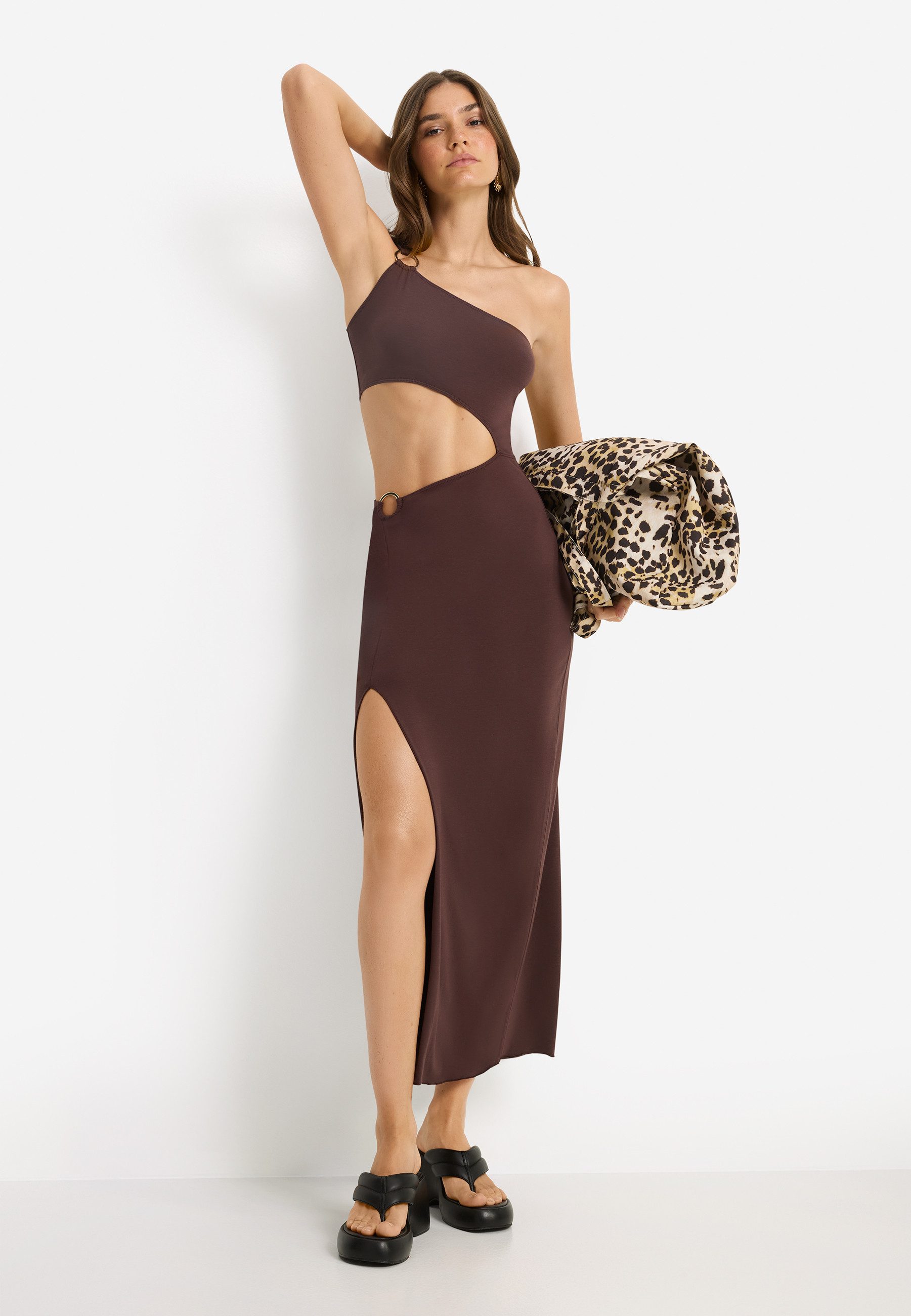 LSCN by LASCANA One-Shoulder-Kleid – Bild 4 von 5