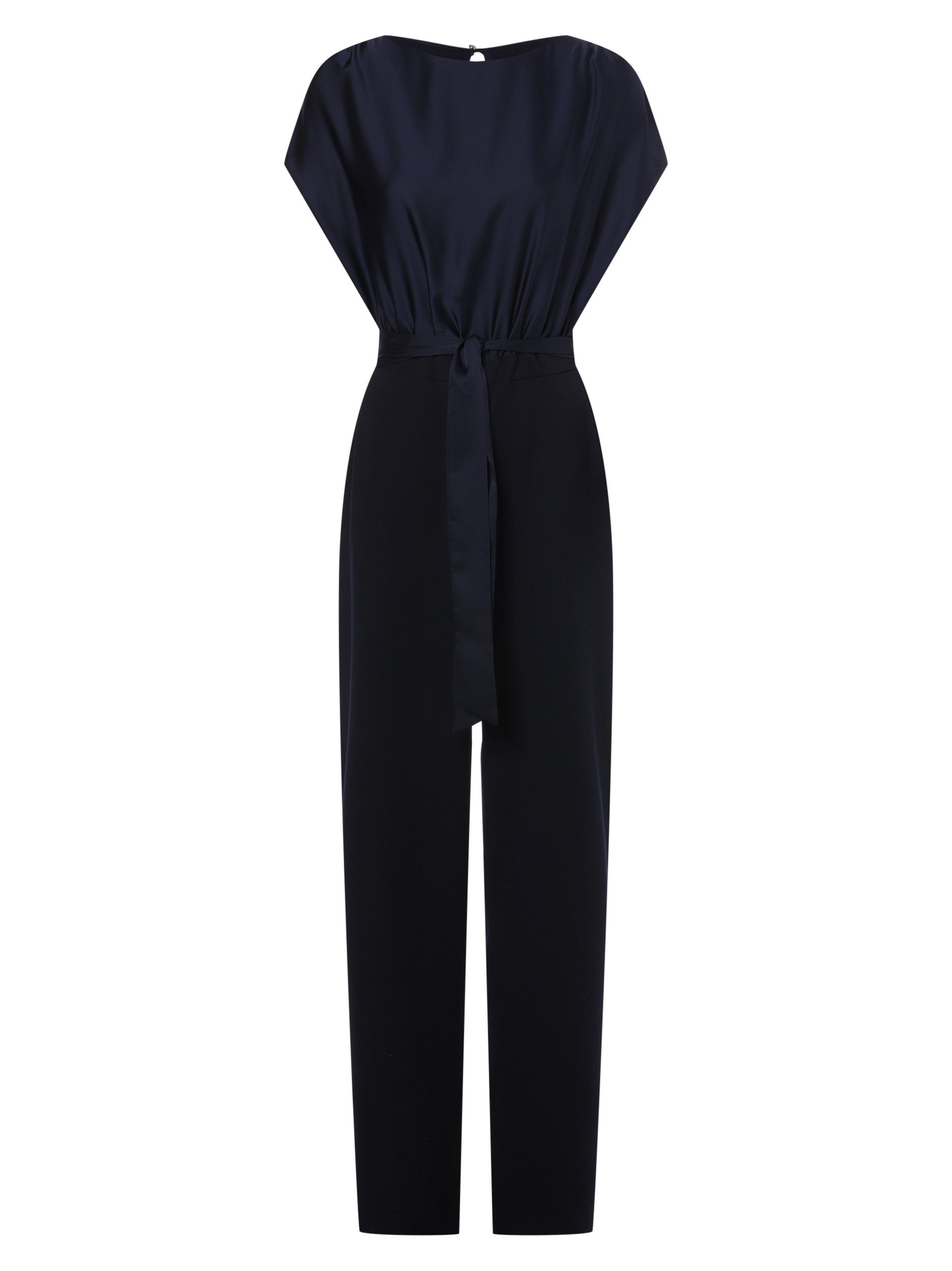 Damen Einteiliger Overall Elegant Festlich Curvy Plus Size Jumpsuit Langarm Hochzeit Zeremonie Kleid
