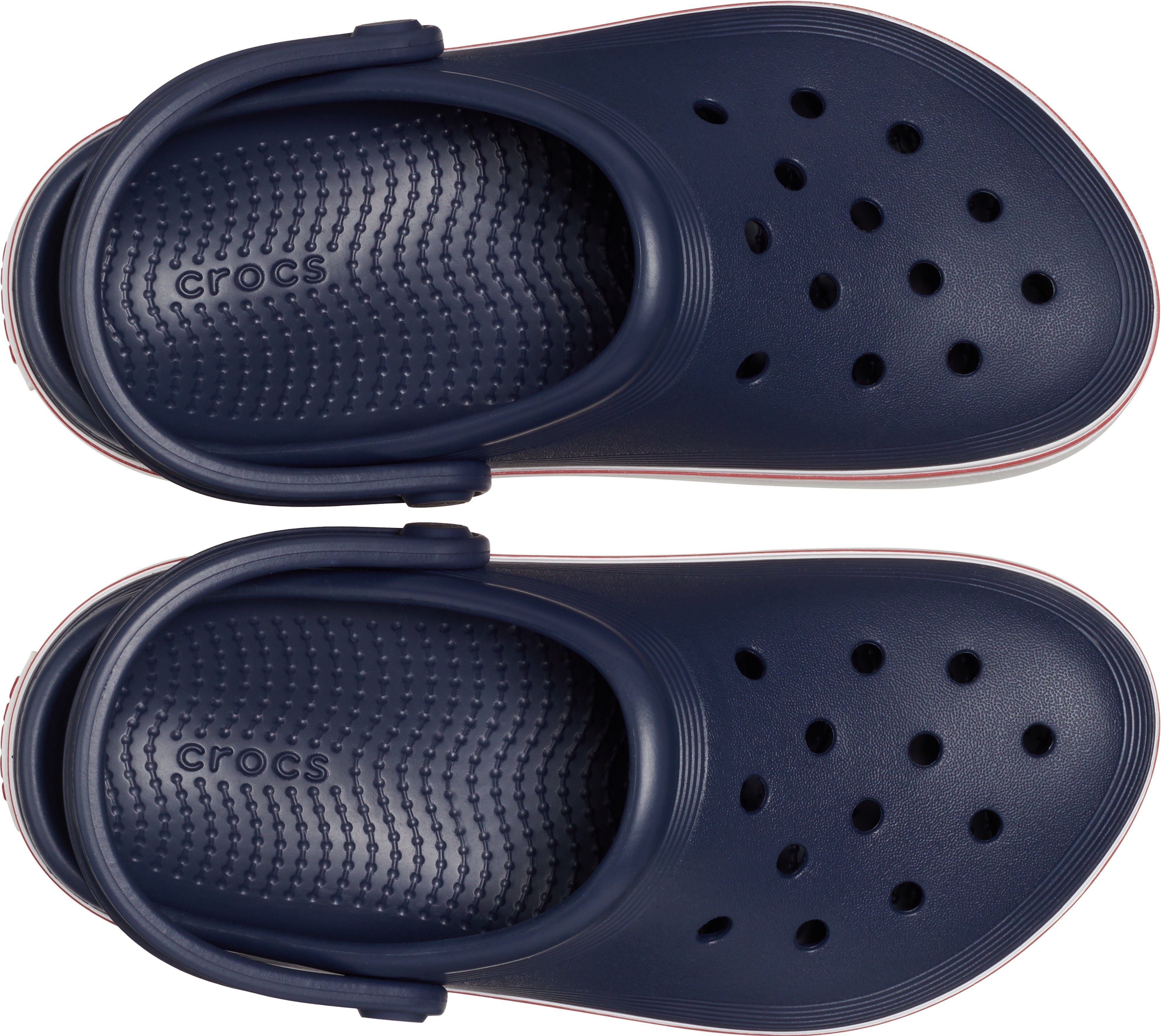 Clog Crocband K Farbeinsatz mit Crocs Clean Clog coolem navy-pepper