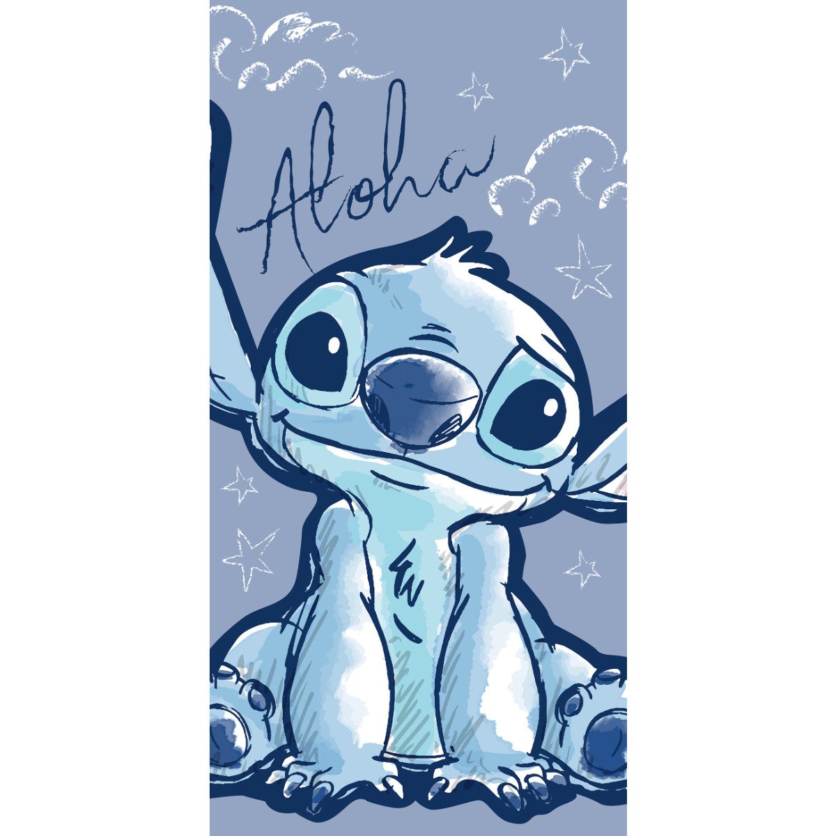 Disney Strandtuch Lilo & Stitch Strandtuch Badetuch 70×140 cm Baumwolle