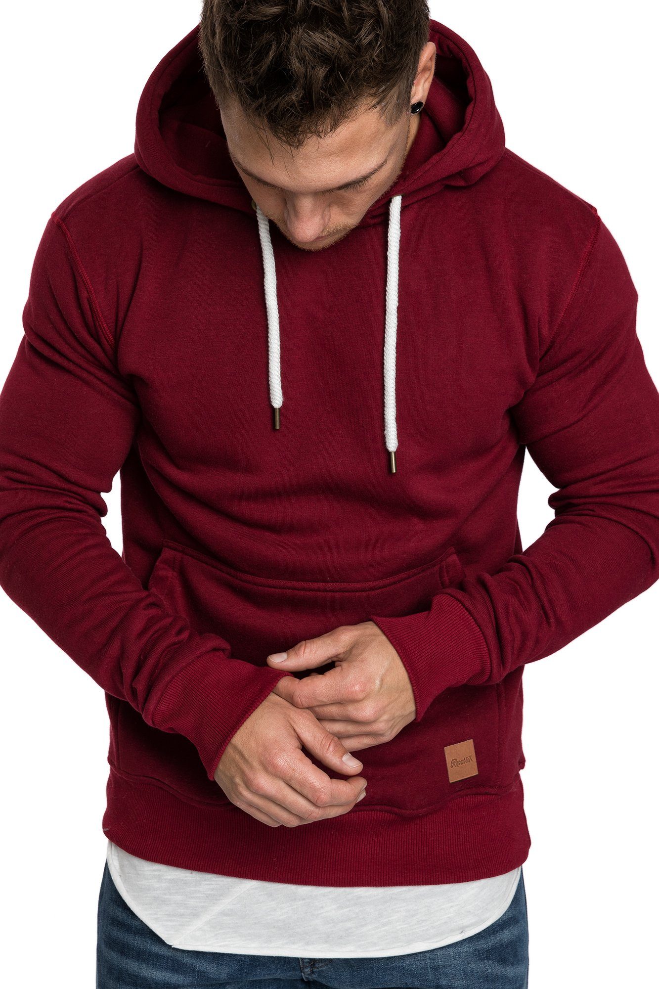 REPUBLIX Sweatshirt GRIFFIN Herren Basic Kapuzenpullover Hoodie