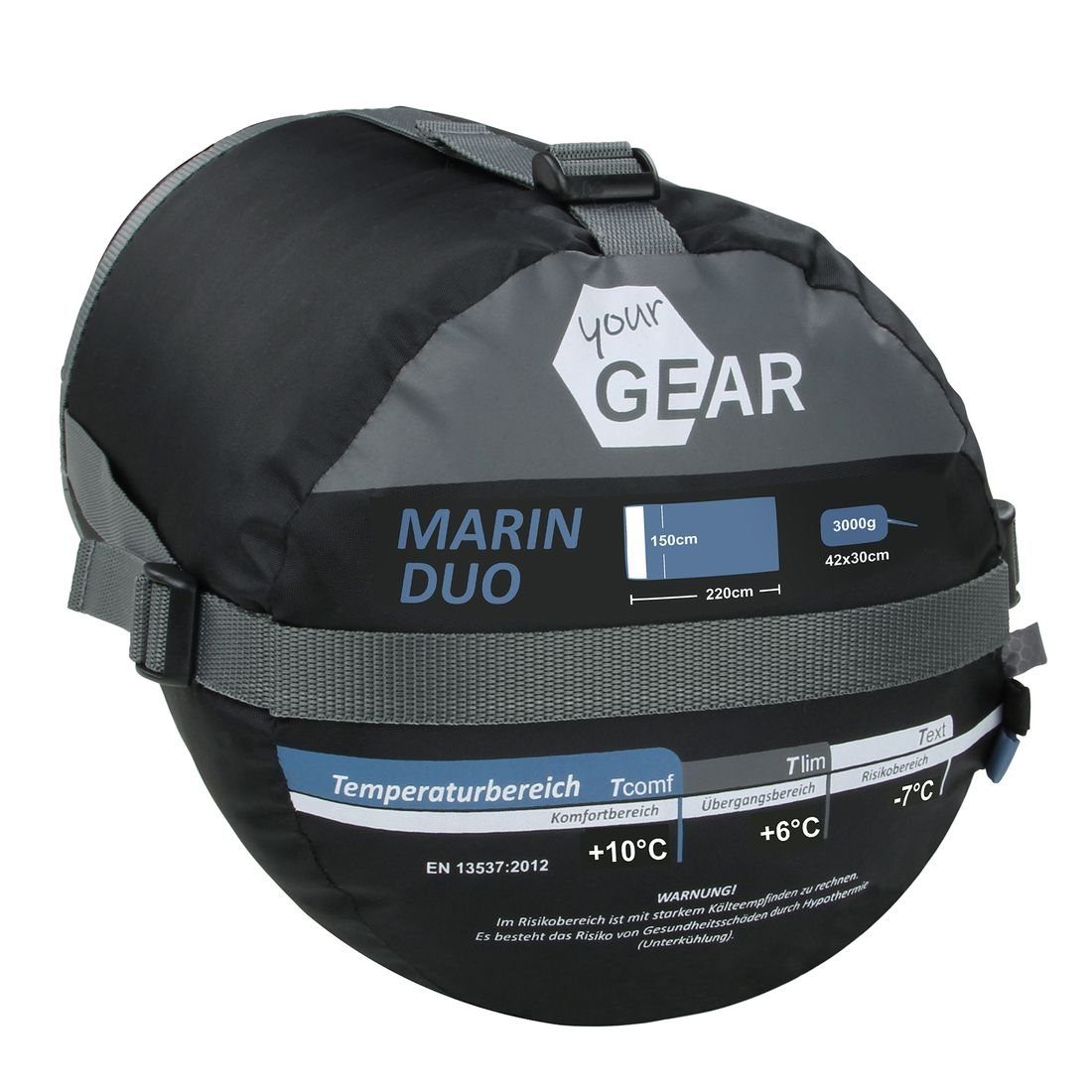 220x150 Deckenschlafsack -7°C Marin Mann 2 Doppeldeckenschlafsack GEAR yourGEAR Schlafsack your