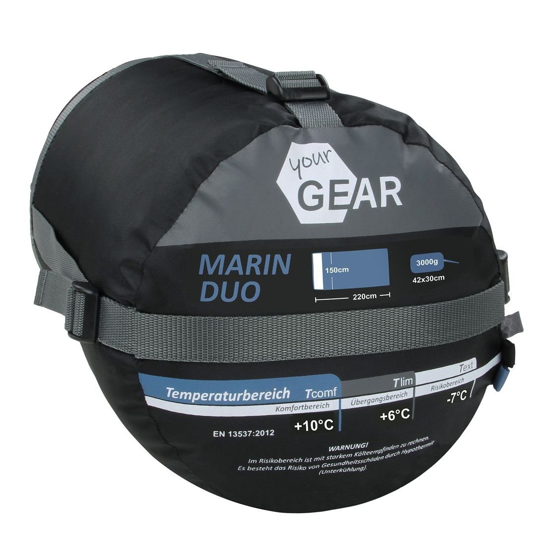 yourGEAR Doppeldeckenschlafsack your GEAR 2 Mann Schlafsack Marin -7°C Deck günstig online kaufen