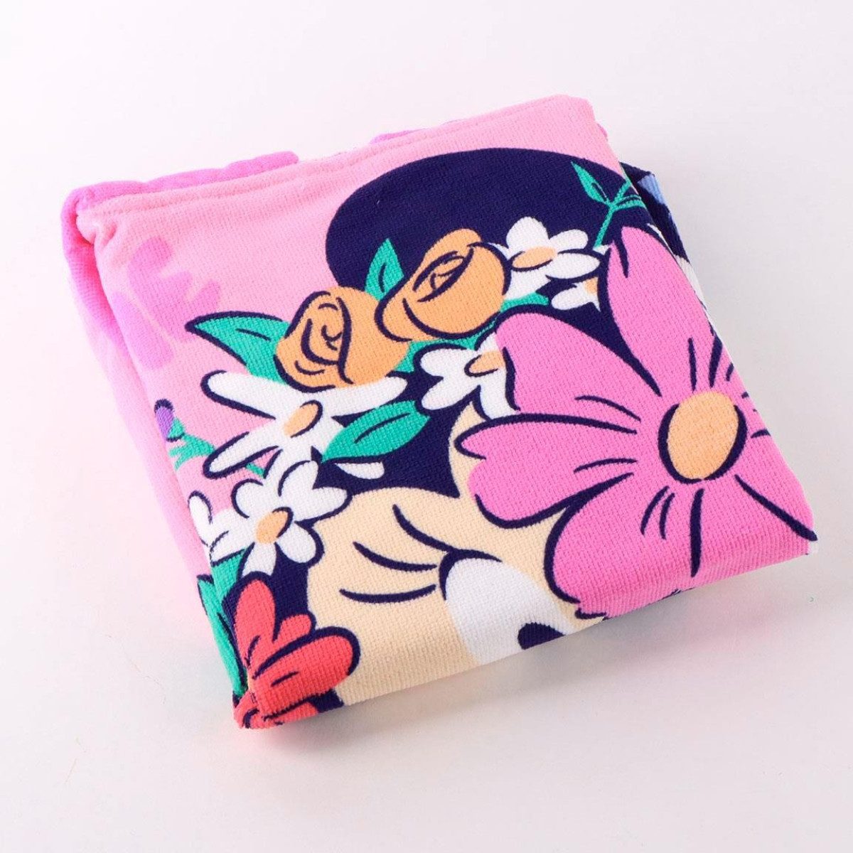 Disney Minnie Mouse Badeponcho Strandponcho Kinder 55 × 77 cm 250 gsm schnell trocknend, Polyester