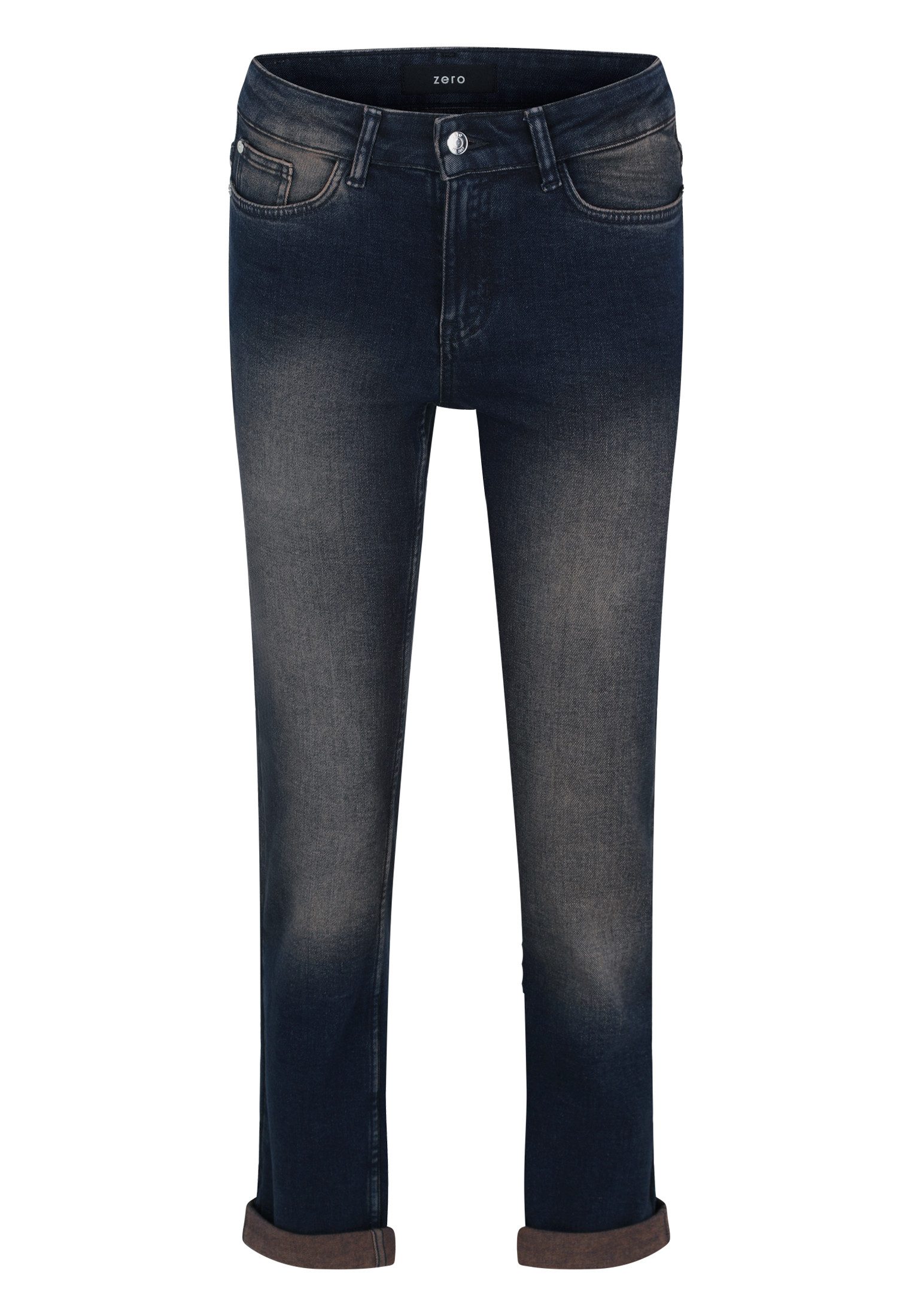 Zero Slim-fit-Jeans Damen Style ORLANDO Straight Leg 32 Inch günstig online kaufen