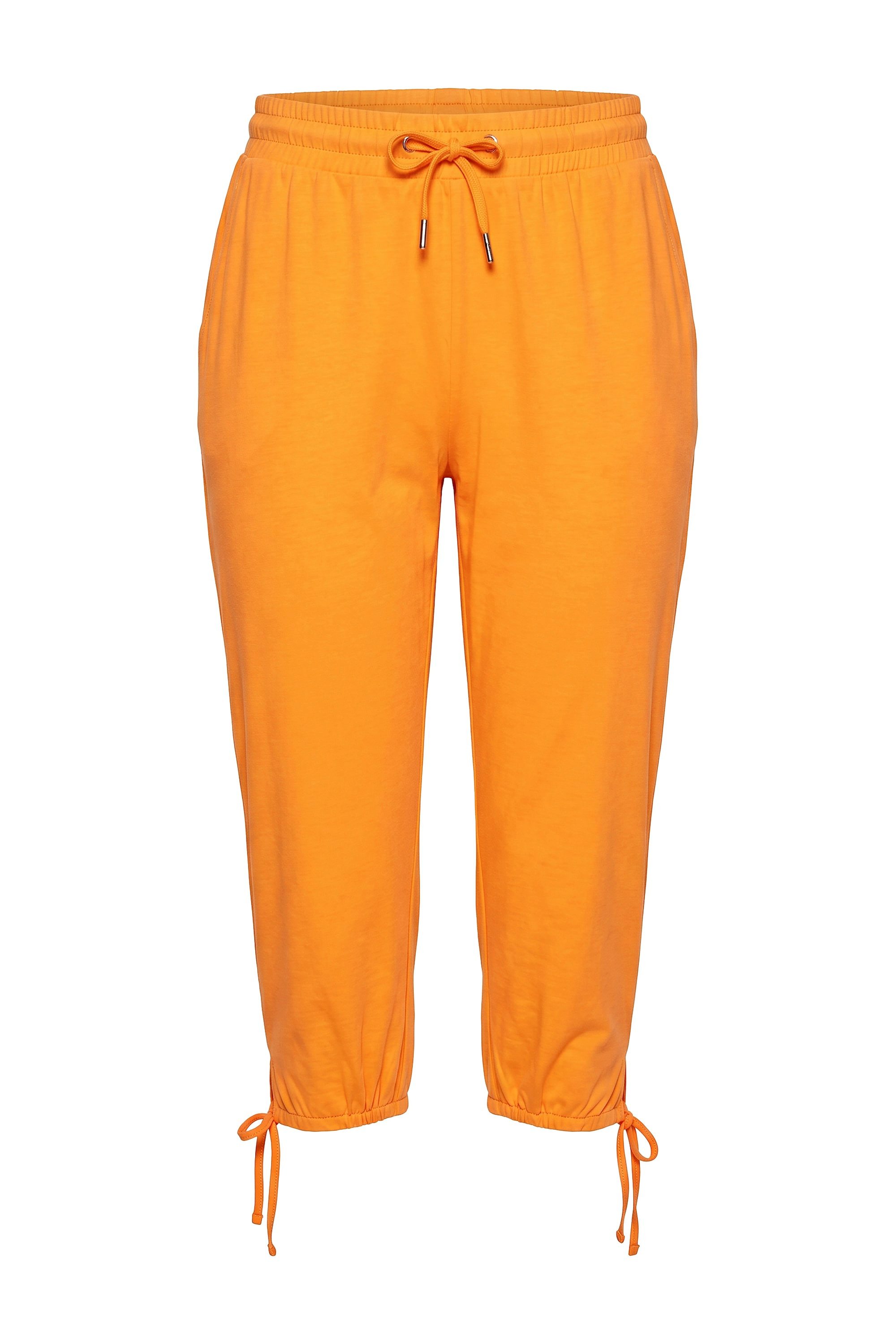 Angel of Style Jogginghose Sweat-Capri Straight Fit Elastikbund Saumschlitz