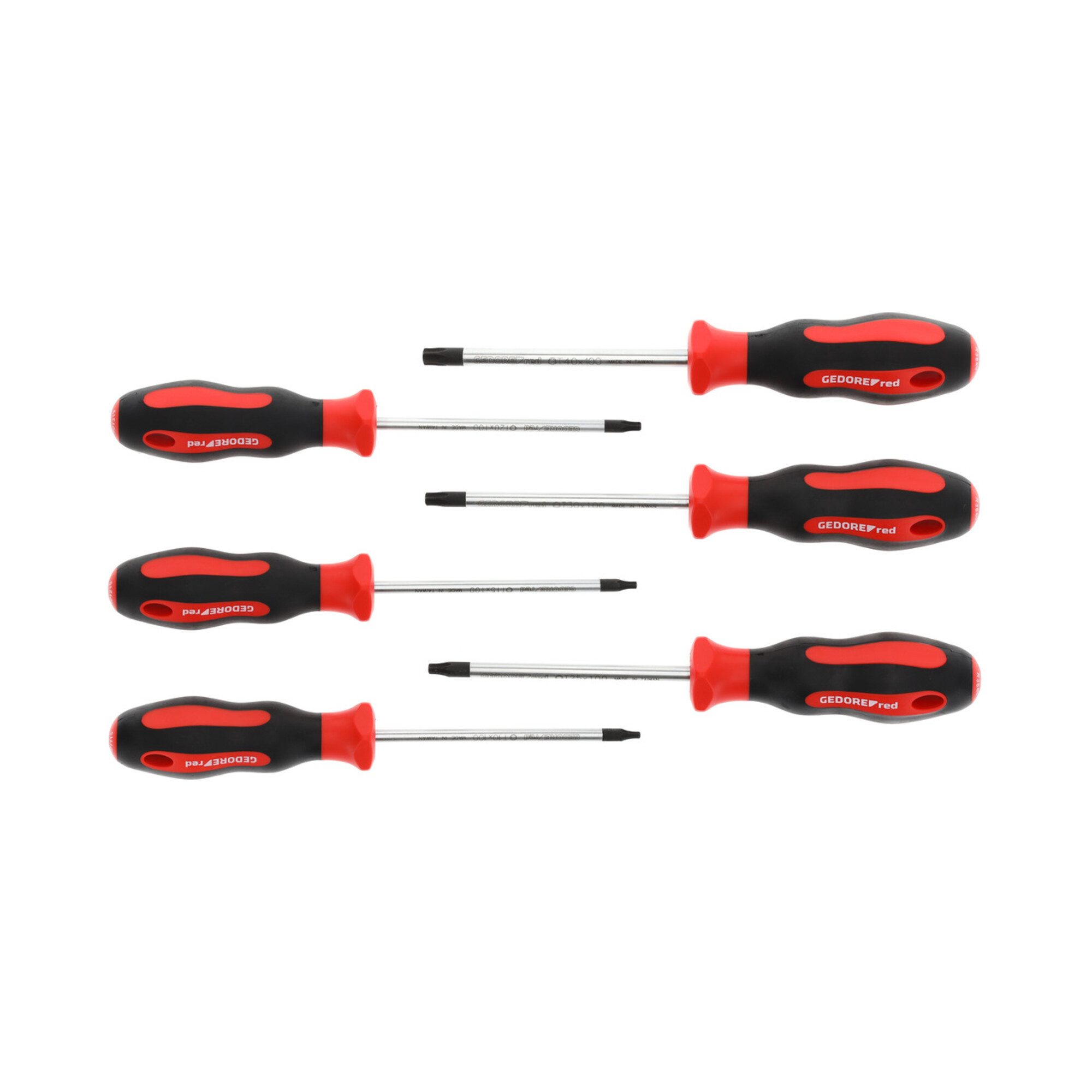 Gedore Red Schraubendreher Gedore red Schraubendreher-Set 6-teilig, Schraubenzieher-Satz TX