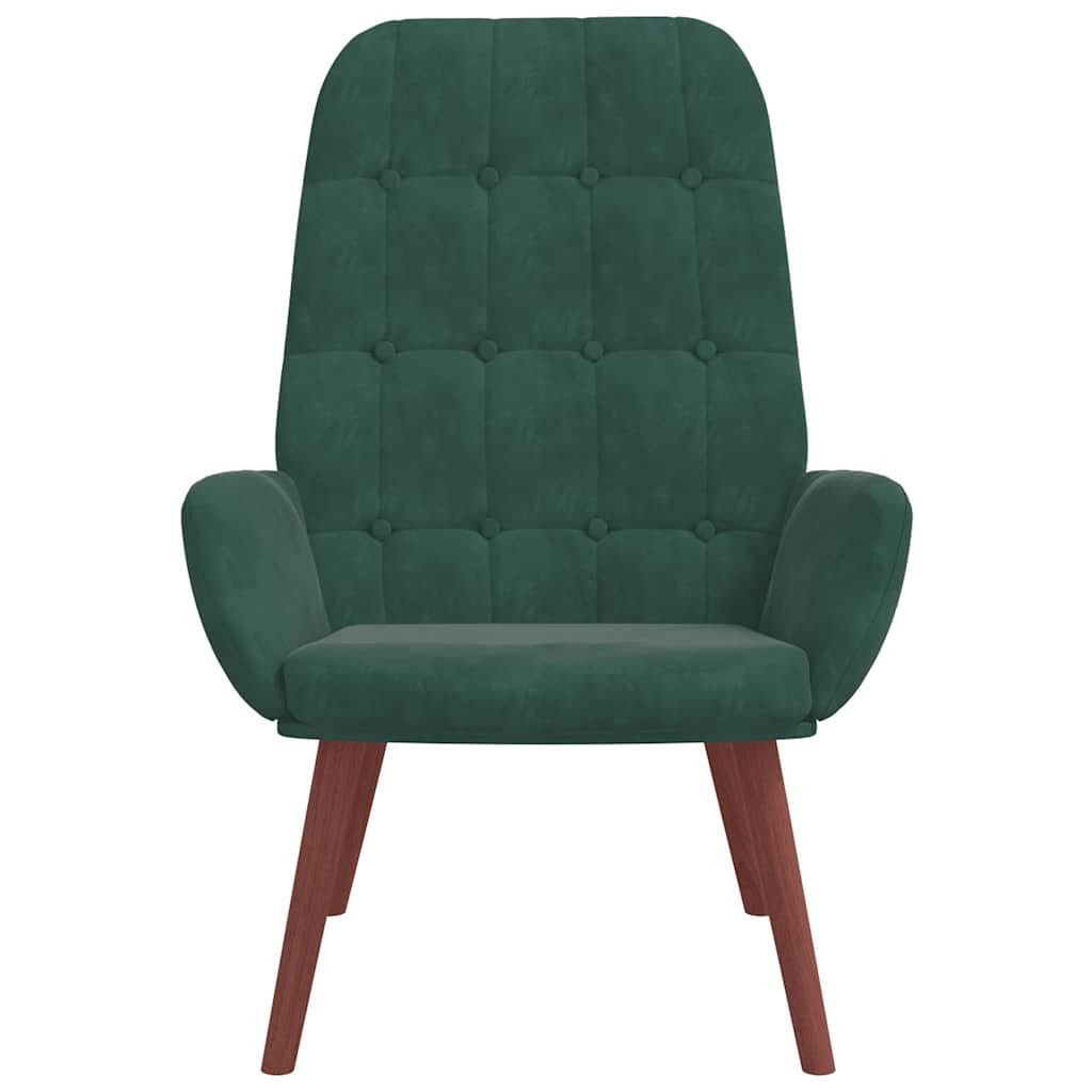 vidaXL Sessel Relaxsessel Dunkelgrün Samt (1-St) günstig online kaufen