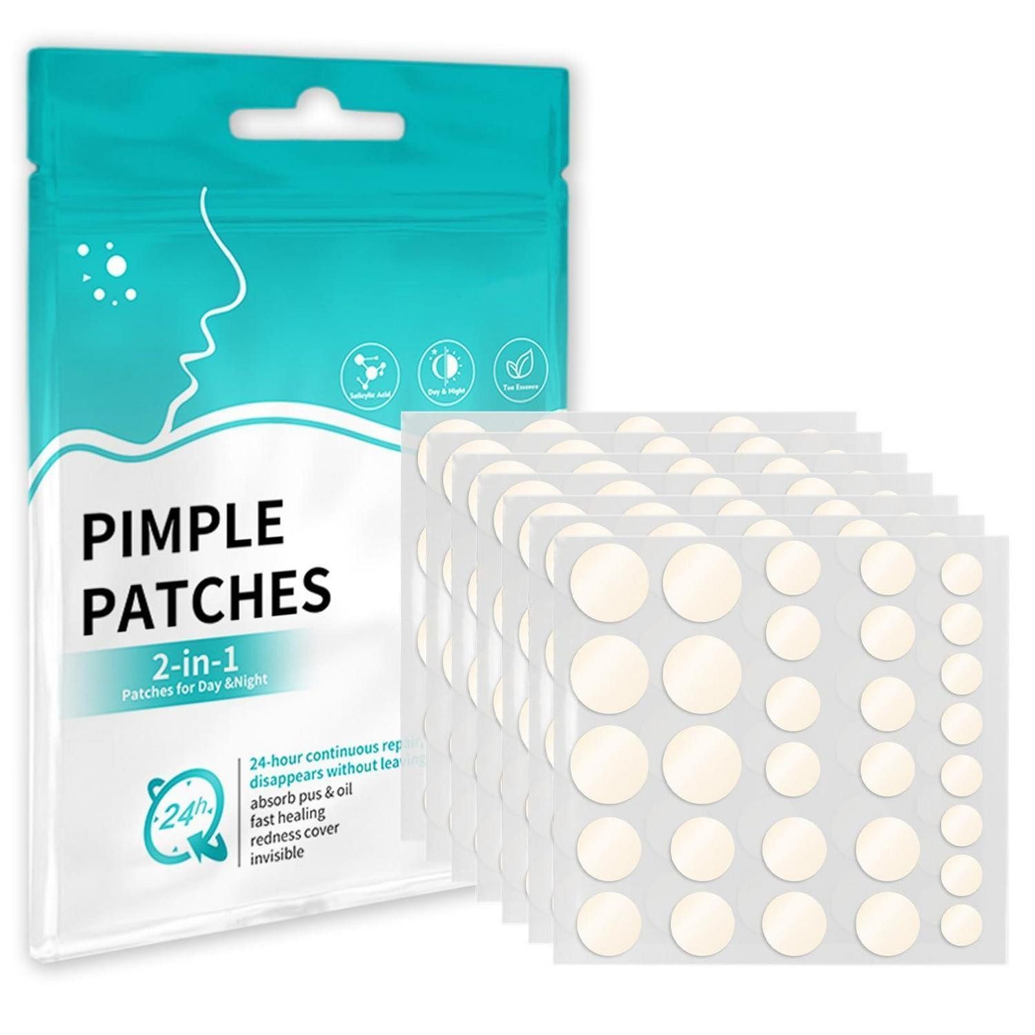 LuxusKollektion Anti-Pickel-Pflaster Pickelpatches Teebaumöl Salicylsäure Akne 264 Stück