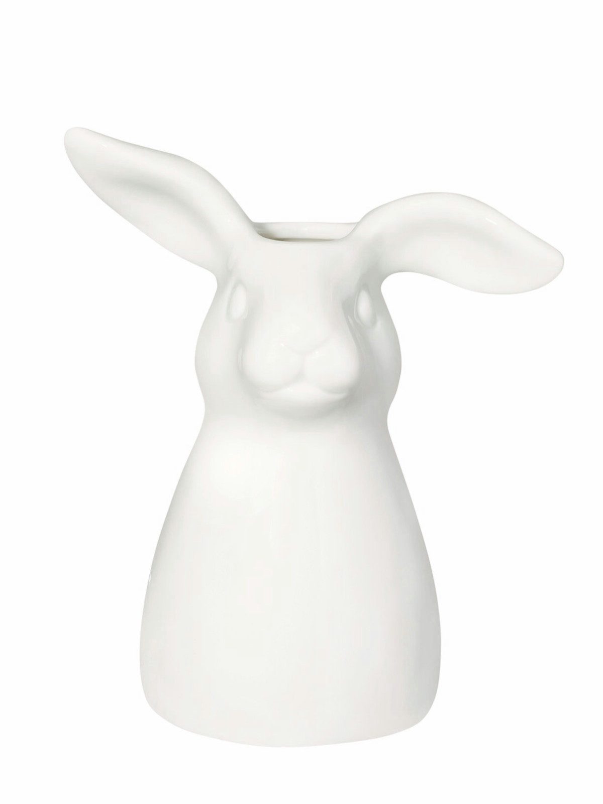 HUTSCHREUTHER Dekovase Frühlingsgrüsse Blumenwiese Hasen-Vase 11cm (Vasen)