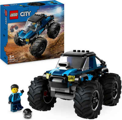LEGO® Konstruktionsspielsteine Blauer Monstertruck (60402), LEGO City, (148 St), Made in Europe