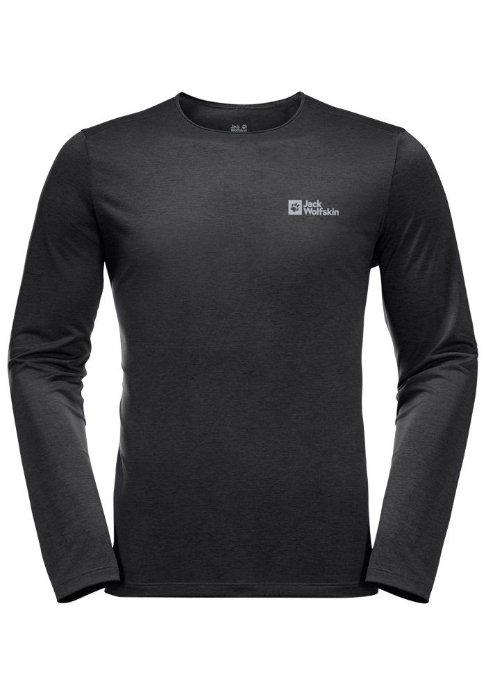 Jack Wolfskin M & GO black L/S Longsleeve PACK