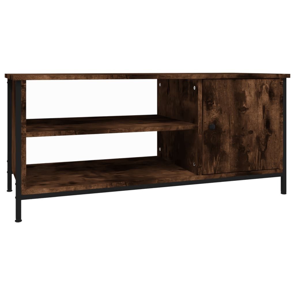 vidaXL TV-Schrank TV-Schrank Räuchereiche 100x40x45 cm Holzwerkstoff (1-St)