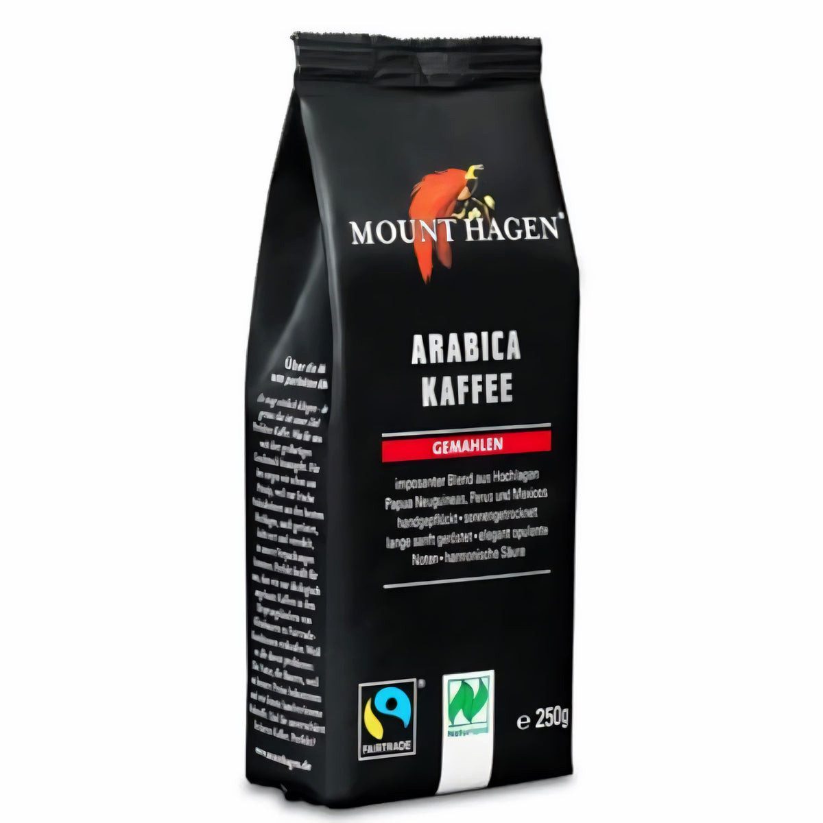MOU Kaffee Mount Hagen bio & fair Arabica Kaffee gemahlen, 25