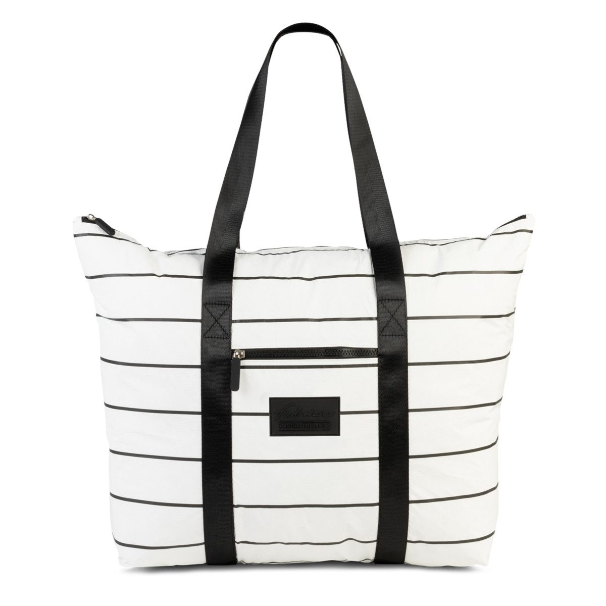 Tragetasche Sommertasche LIGHTWEIGHT Streifen, Weiß
