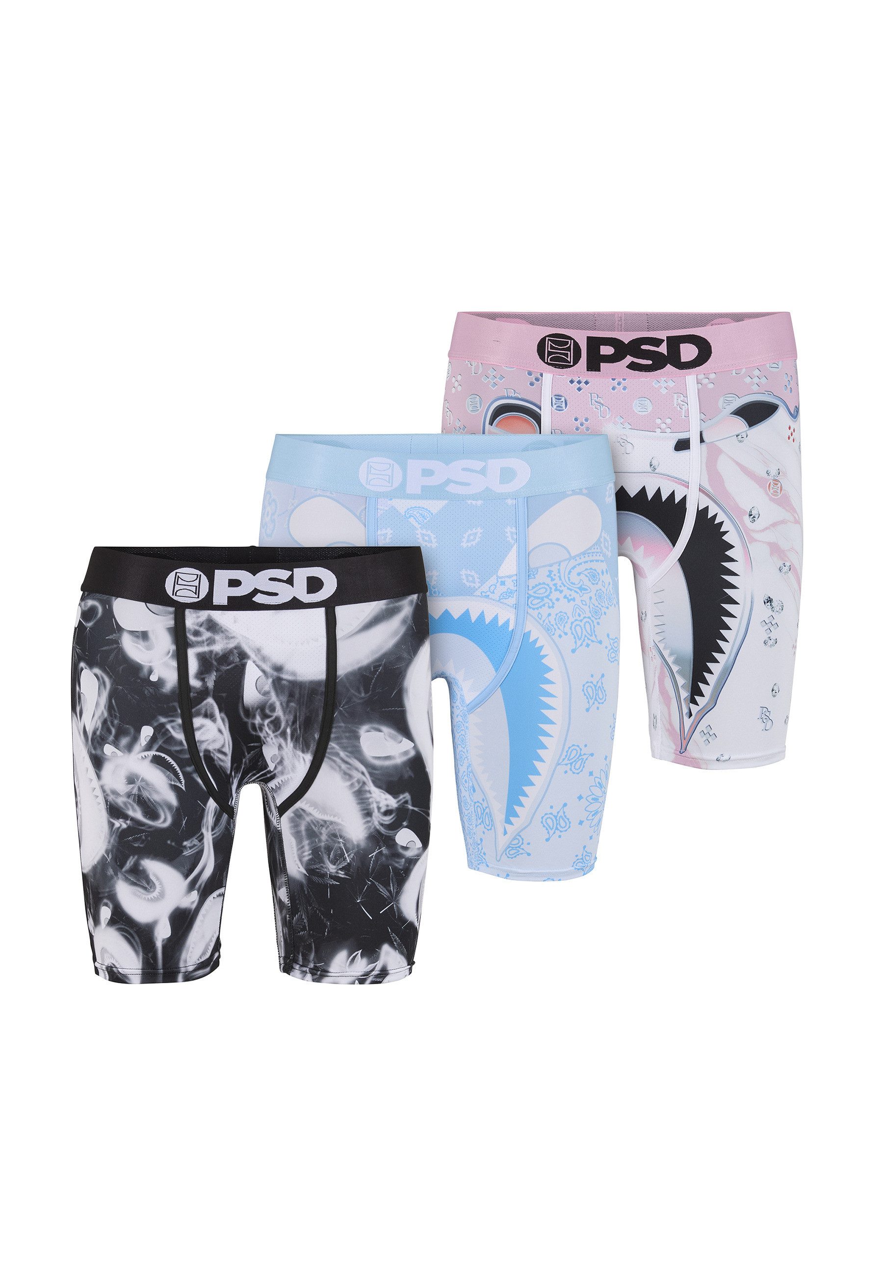 PSD Boxershorts PSD W-FACE CLASH 3 PACK (1-St)