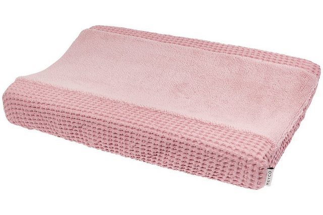 Meyco Baby Wickelauflagenbezug Waffel Teddy Old Pink (1-tlg), 50x70cm