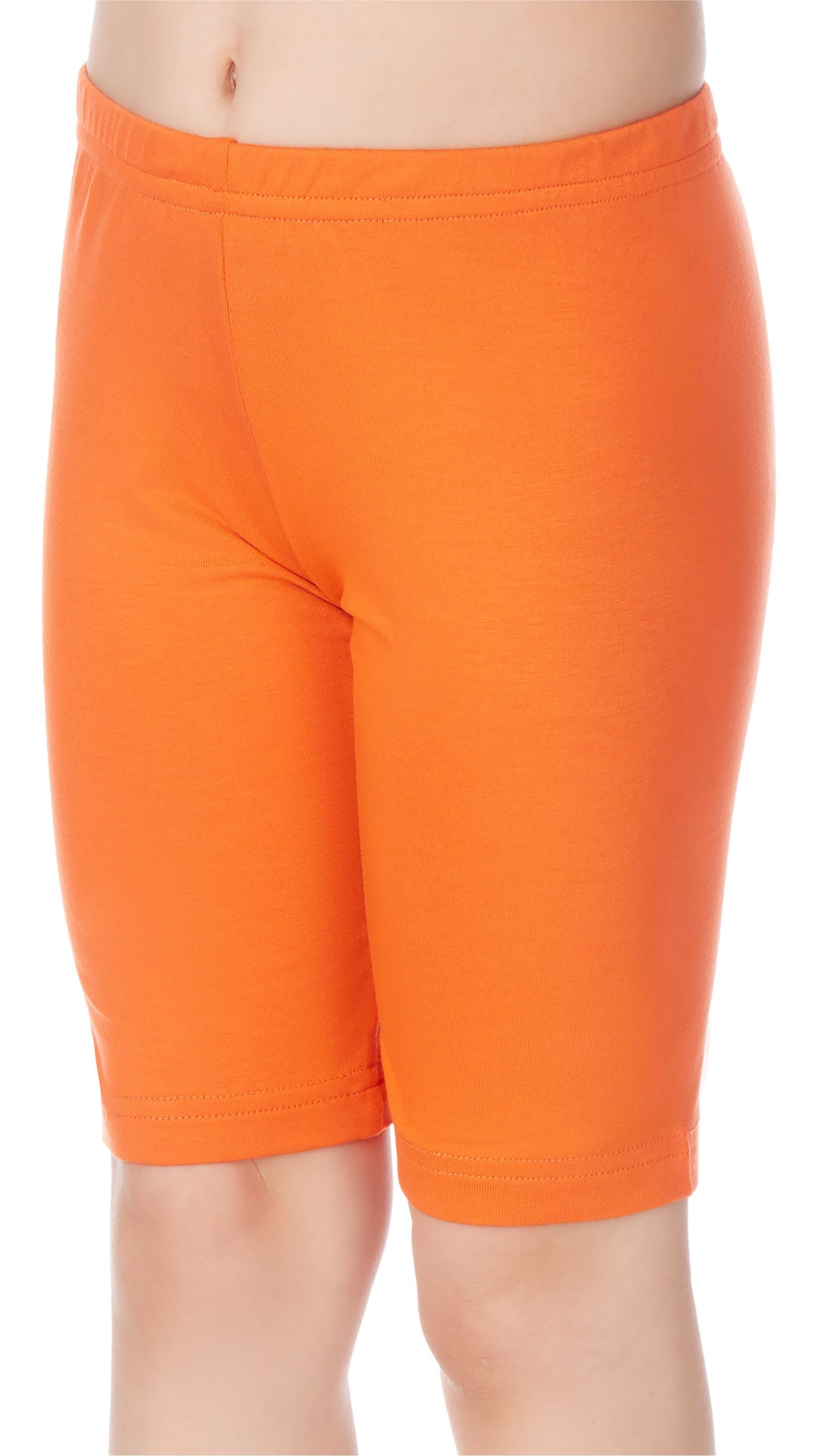 MS10-132 Leggings Orange Mädchen (1-tlg) elastischer Kurze Leggings Merry Bund Viskose Style aus