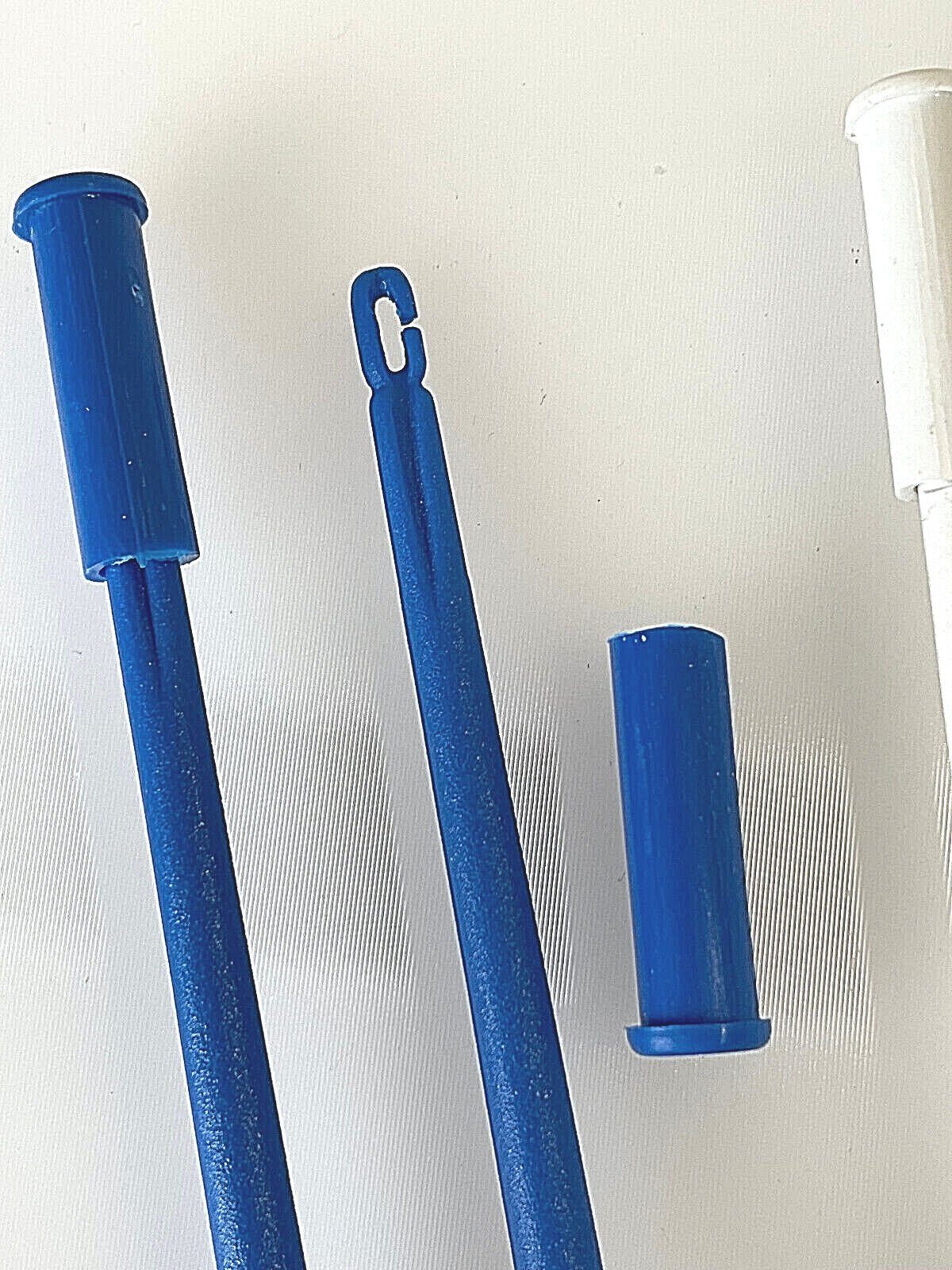 Hakenentferner, aus Kunststoff Spar-Set, Hakenlöser Kunststoff Schutzkappe Blau Angelhakenauslöser Anplast robustem mit Schutzkappe robustem aus mit