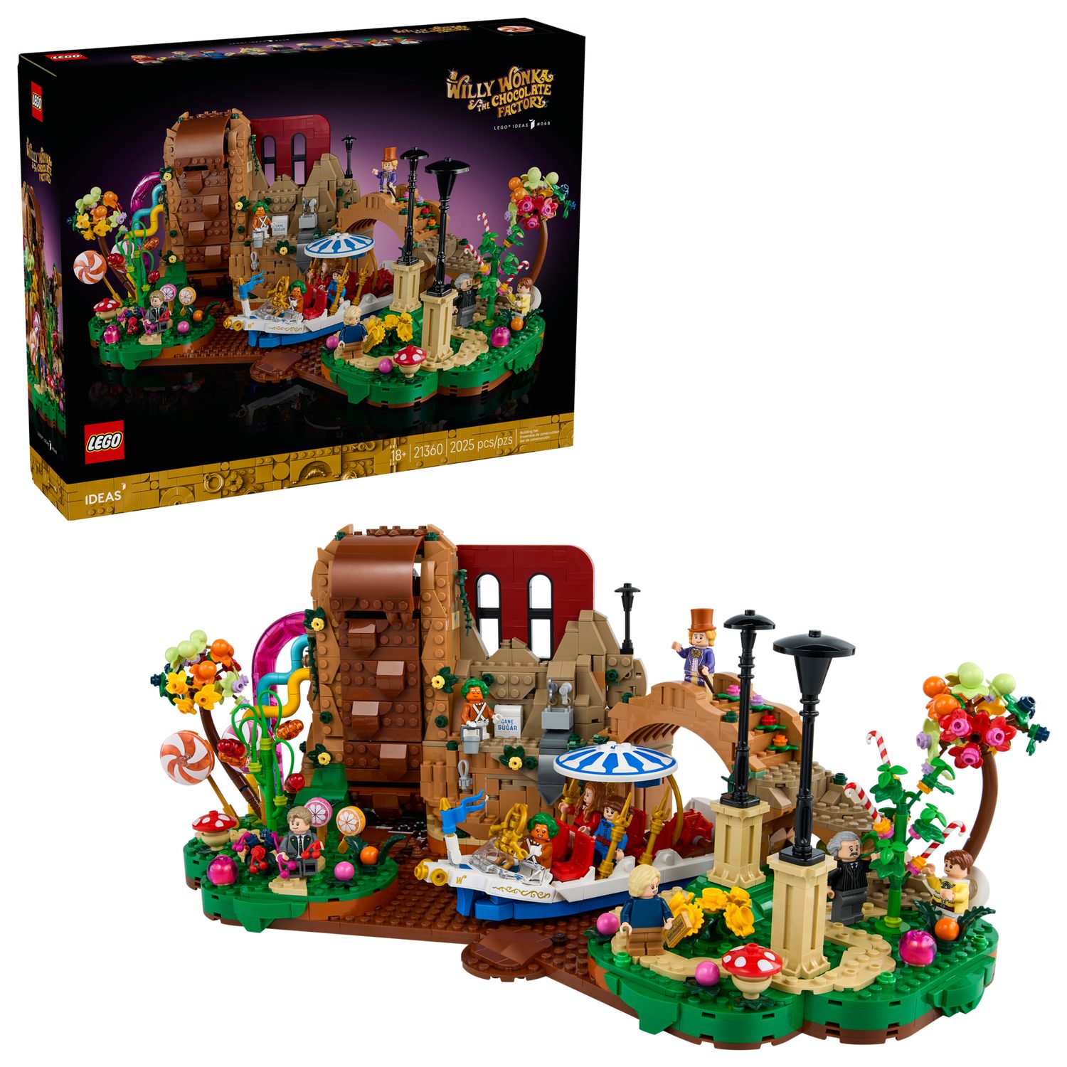 LEGO® Ideas 21360 Willy Wonka und die Schokoladenfabrik Spielbausteine, (Se günstig online kaufen
