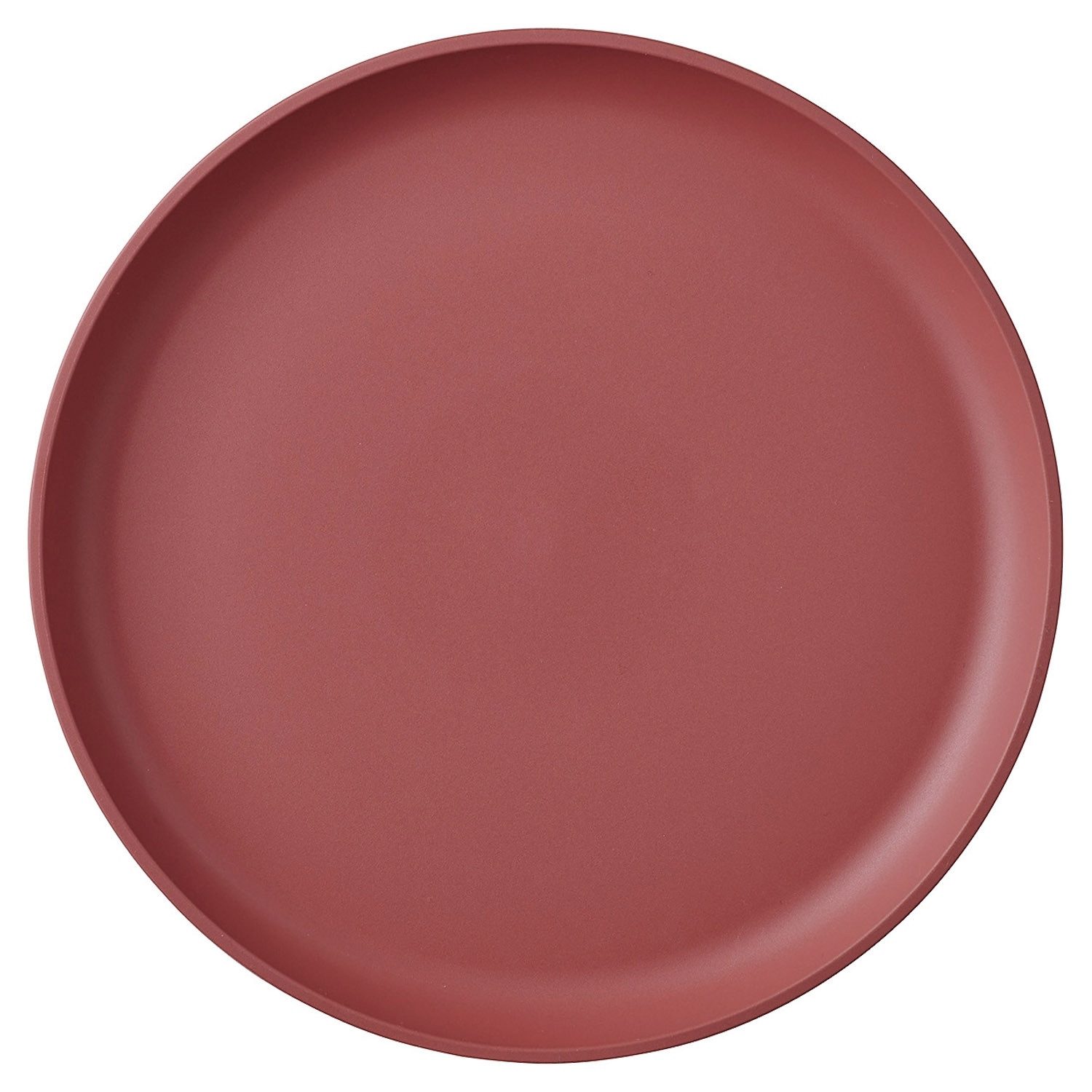 Mepal Frühstücksteller SILUETA, Ø 23 cm, Rot, Polypropylen, BPA-frei, (1 St), Spülmaschinengeeignet, Gefriergeeignet