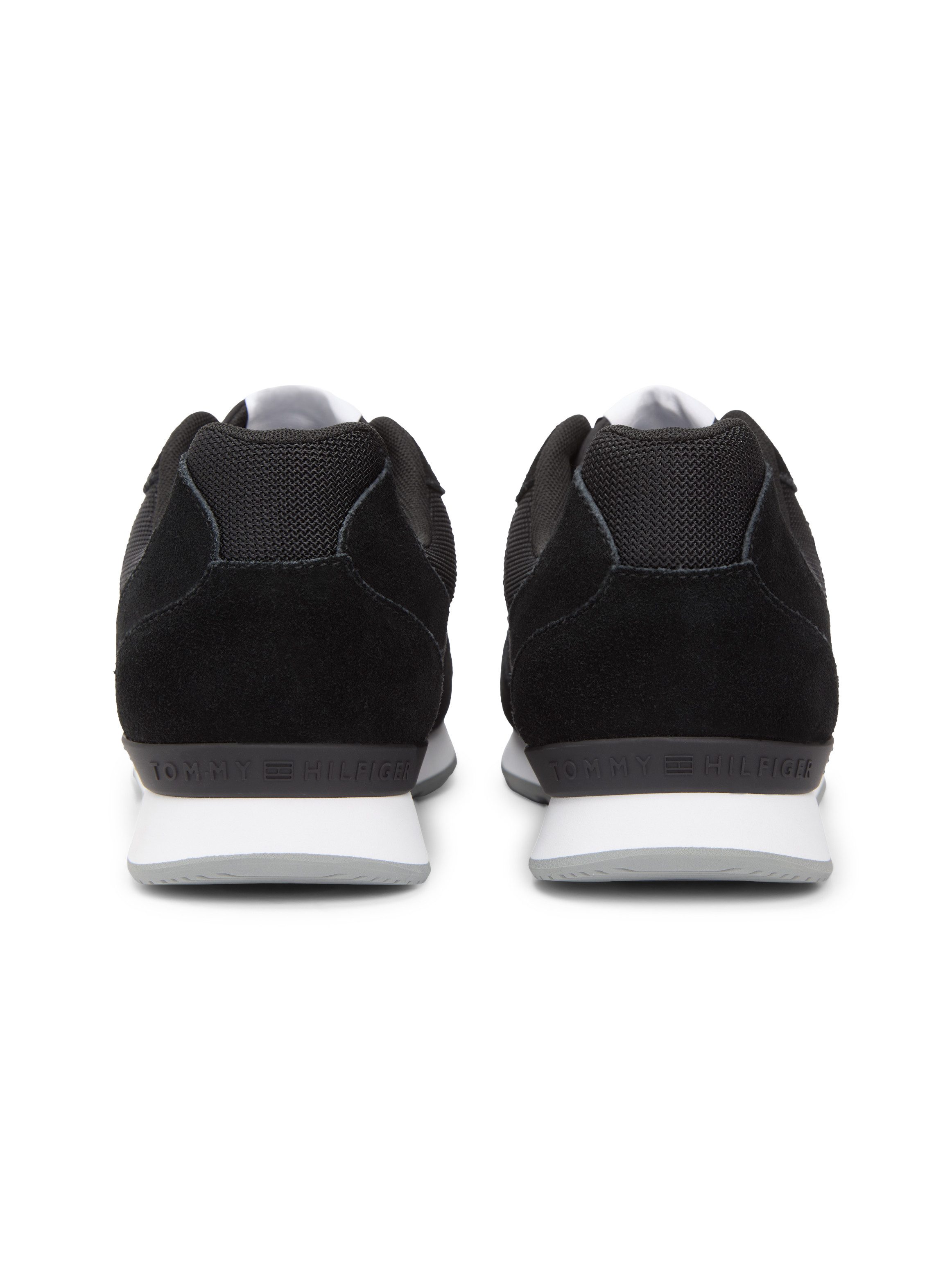 Tommy Hilfiger RUNNER ICON MIX Sneaker, Freizeitschuh, Halbschuh, Schnürschuh mit seitlichem Logoschriftzug