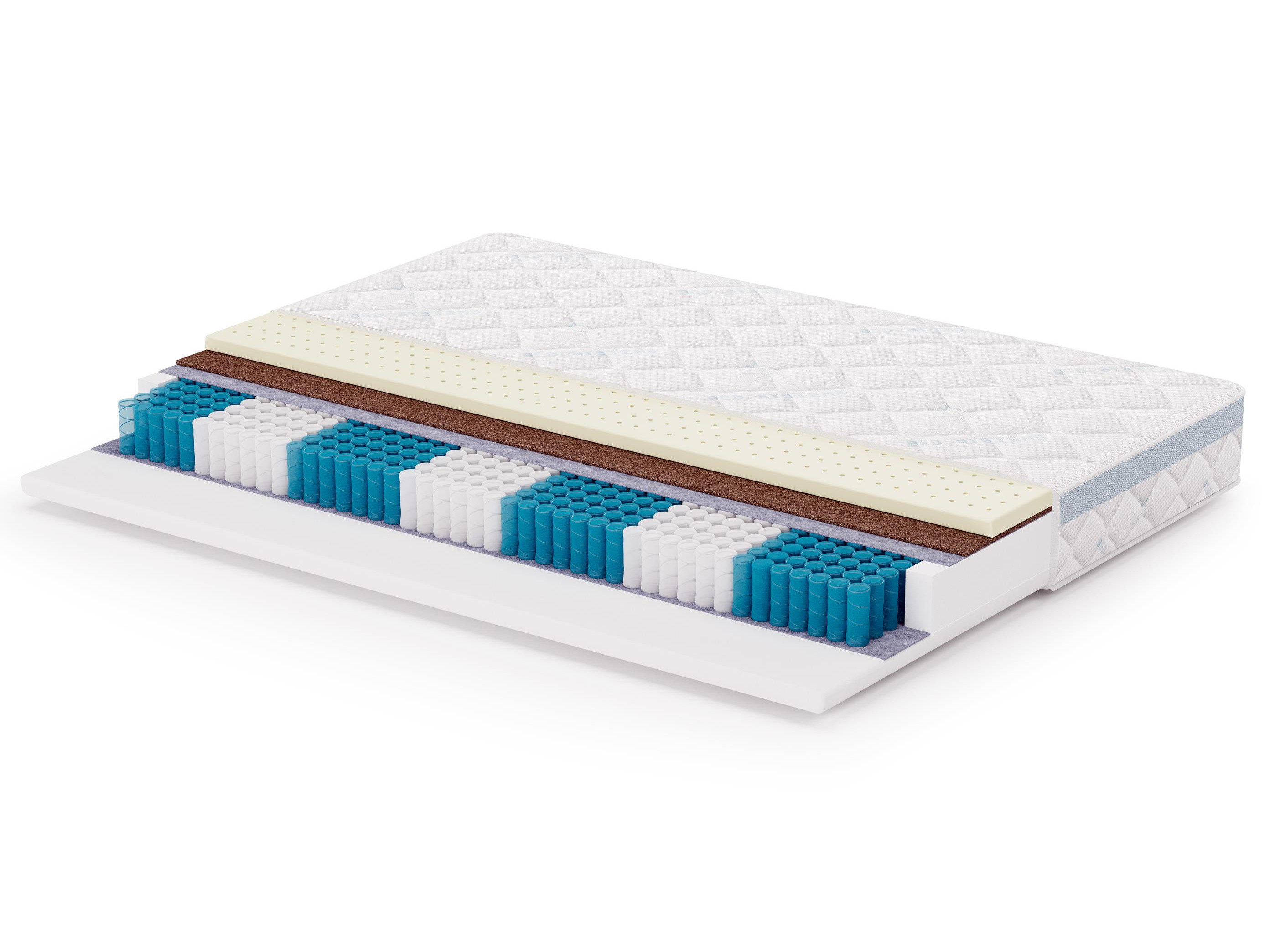 Hybridmatratze MEDIRO CARE H2/H3, Medizinische Matratzen mit Latex, Beautysofa, 21 cm hoch, (doppelseitig, ergonomisch, atmungsaktiv), 7-Zonen-Taschenfederkernmatratze