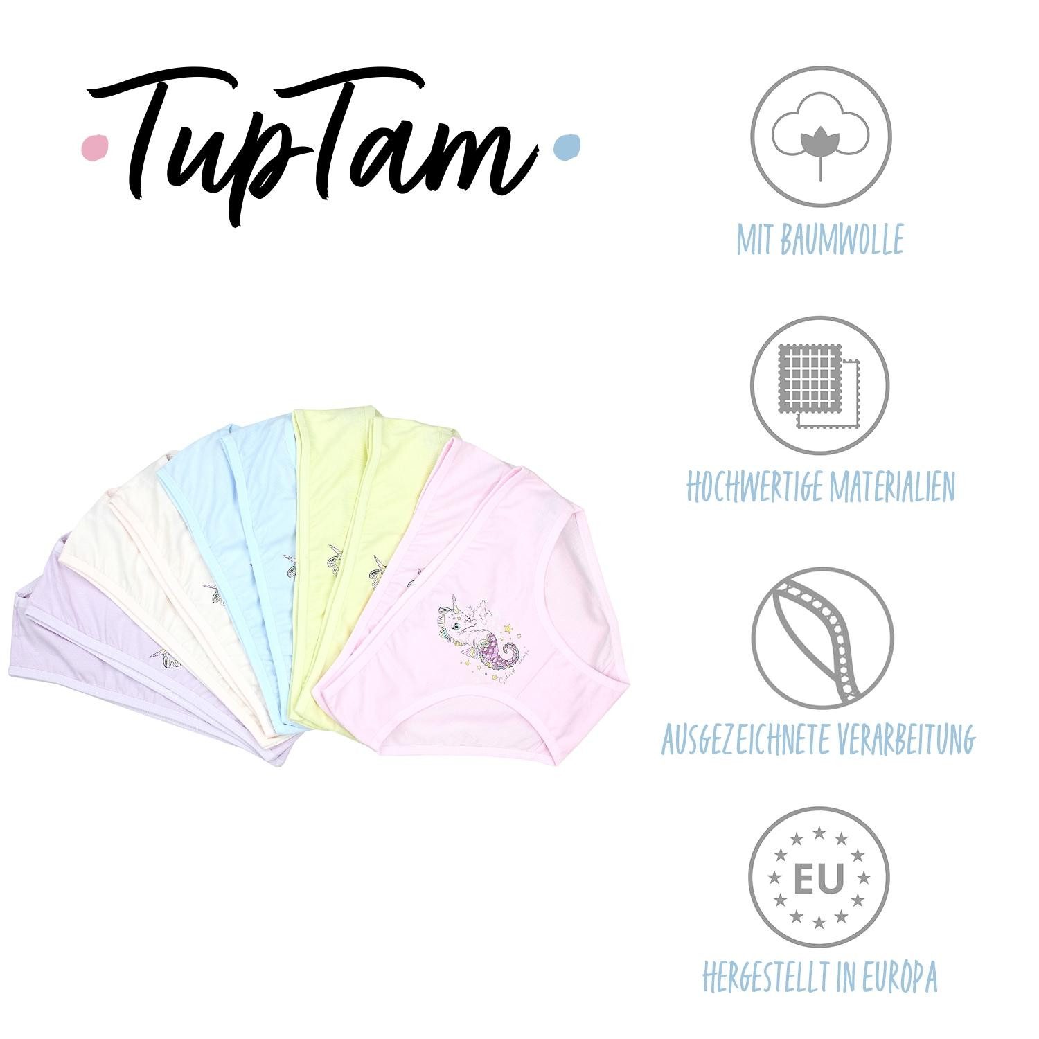 TupTam Slip TupTam Mädchen Slips mit Aufdruck 10er Pack