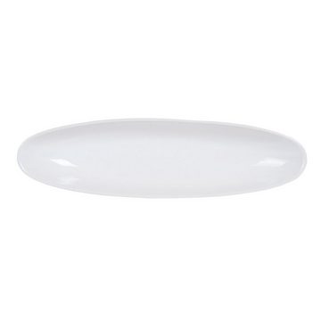 Bigbuy Dekoschale Schale 39,5 x 10,5 x 5 cm aus Keramik Weiß
