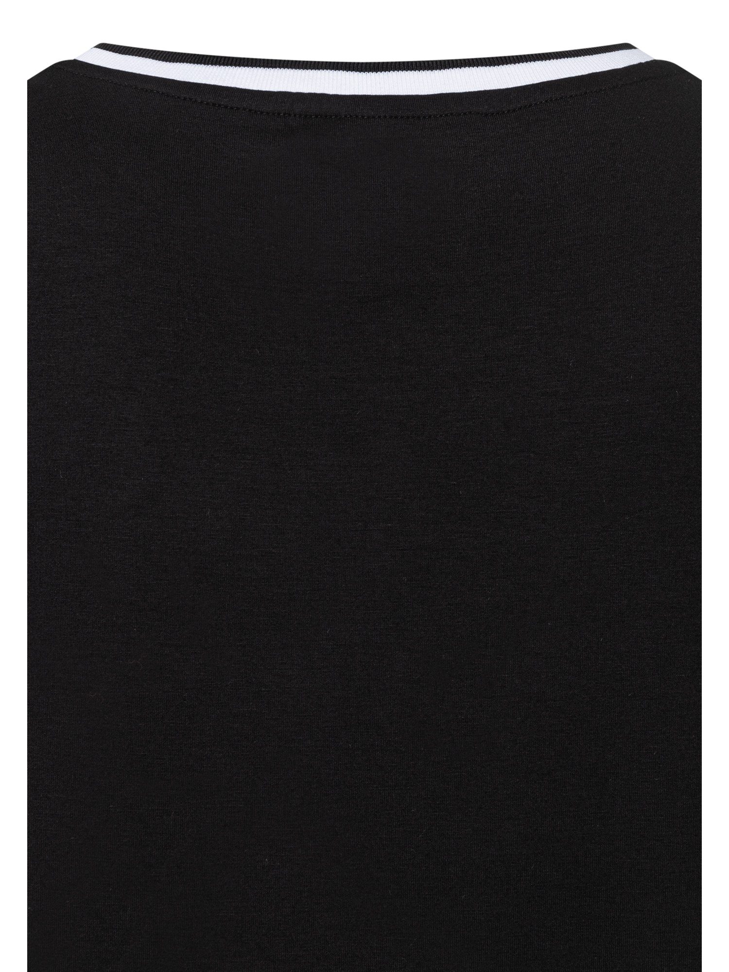 MORE&MORE T-Shirt Blusenshirt mit Kontrastabschlüssen