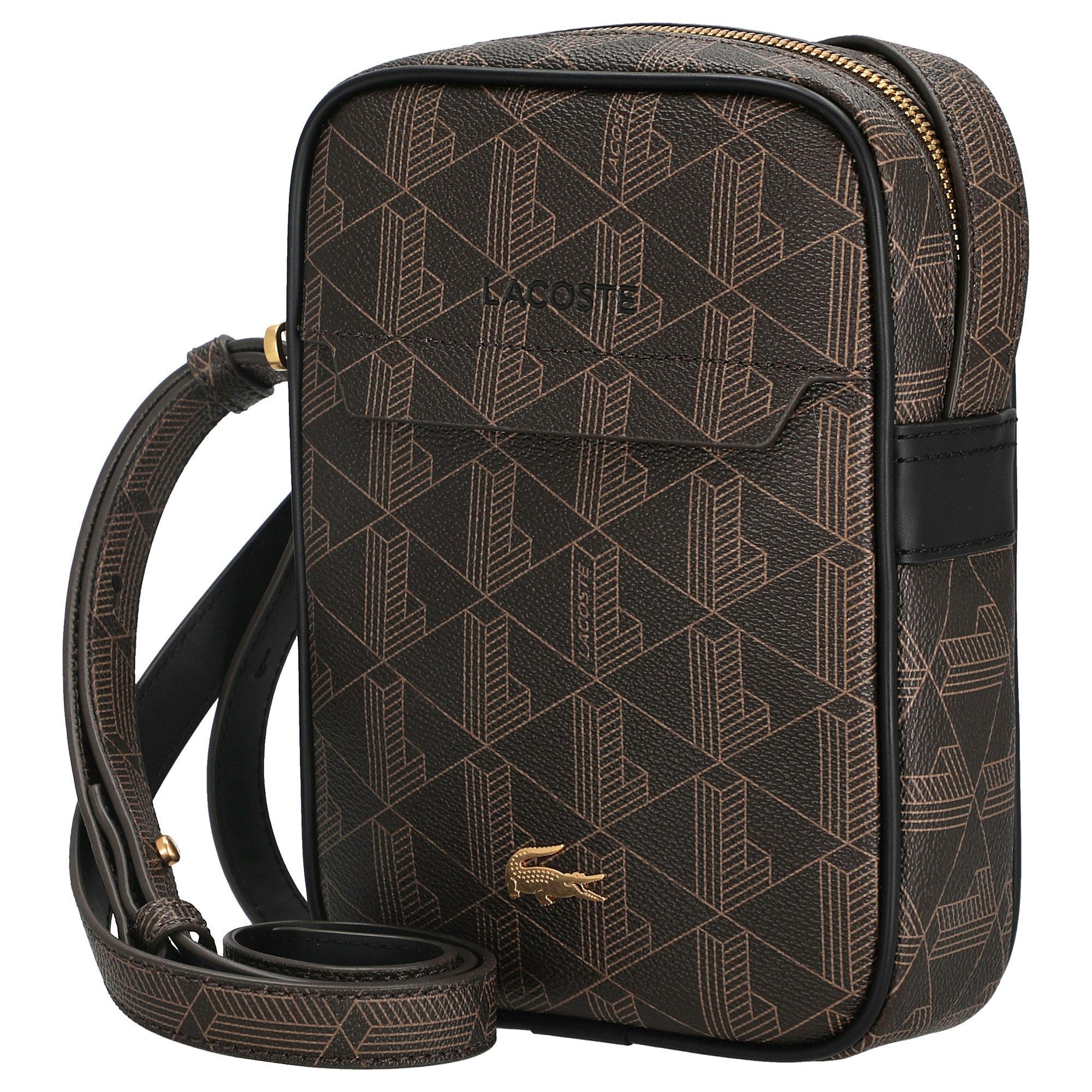 Lacoste Umhängetasche The Blend - Umhängetasche 21.5 cm (mono slate black shitake)