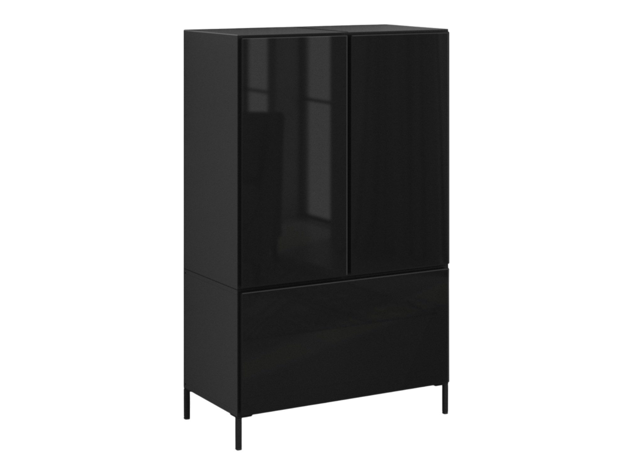 moebel-dich-auf Sideboard VARIANTO 5 (Set 3 tlg., Kommode, 1 Schrank mit Klappen, 2 Schränke mit Tür), Soft-Close