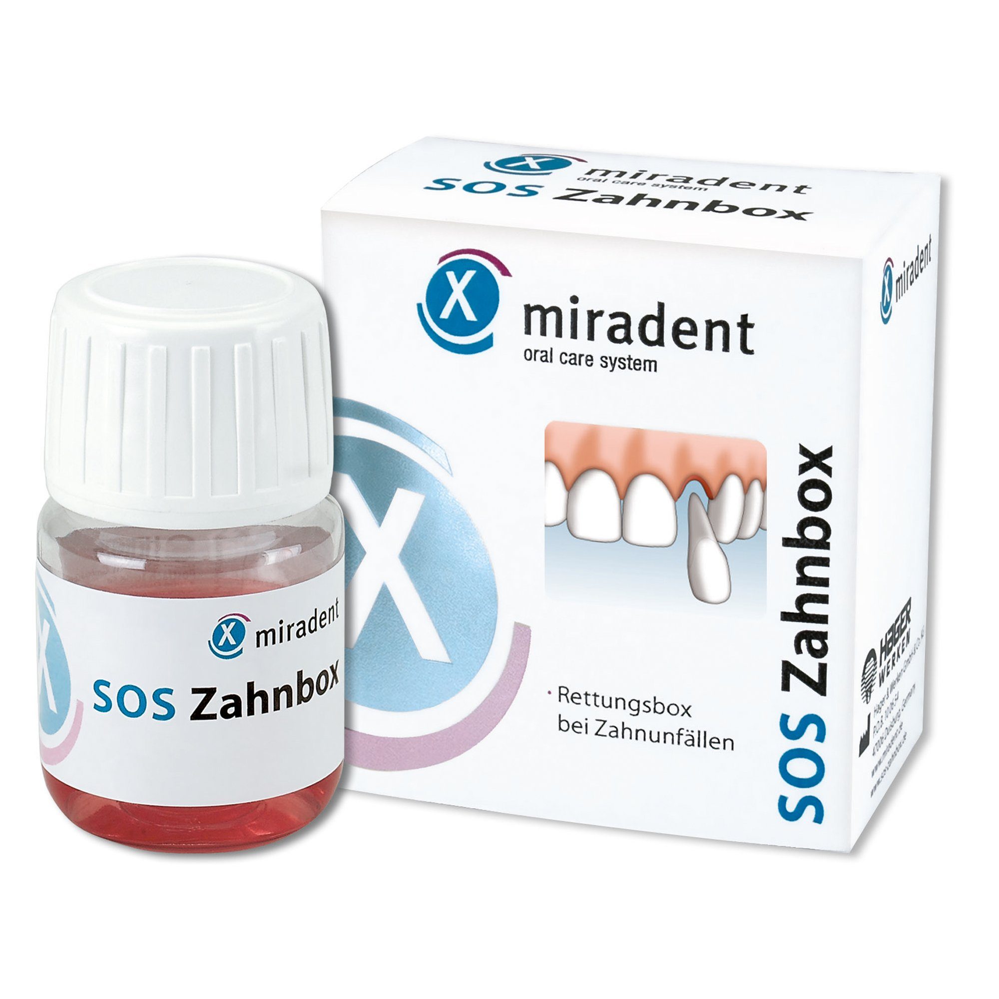 SANISMART Erste-Hilfe-Set miradent SOS Zahnbox