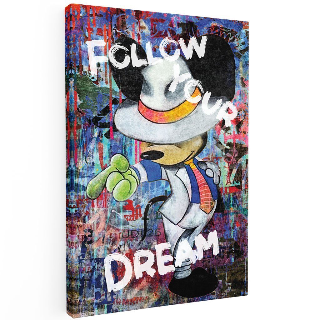 Mister-Kreativ XXL-Wandbild Follow Your Dream - Premium Wandbild, Viele Größen + Materialien, Poster + Leinwand + Acrylglas