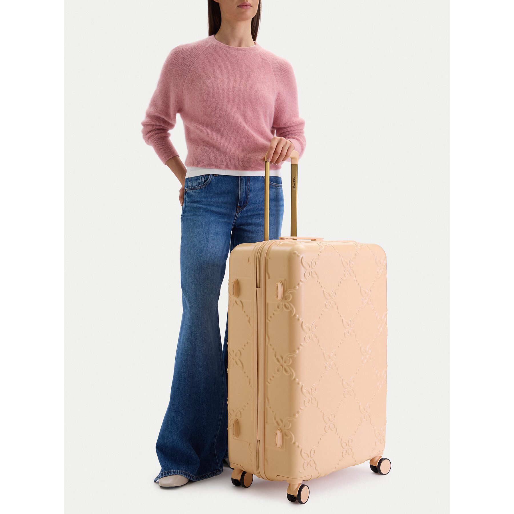 Nine West Koffer Nine West Großer Koffer für Damen, Rosa