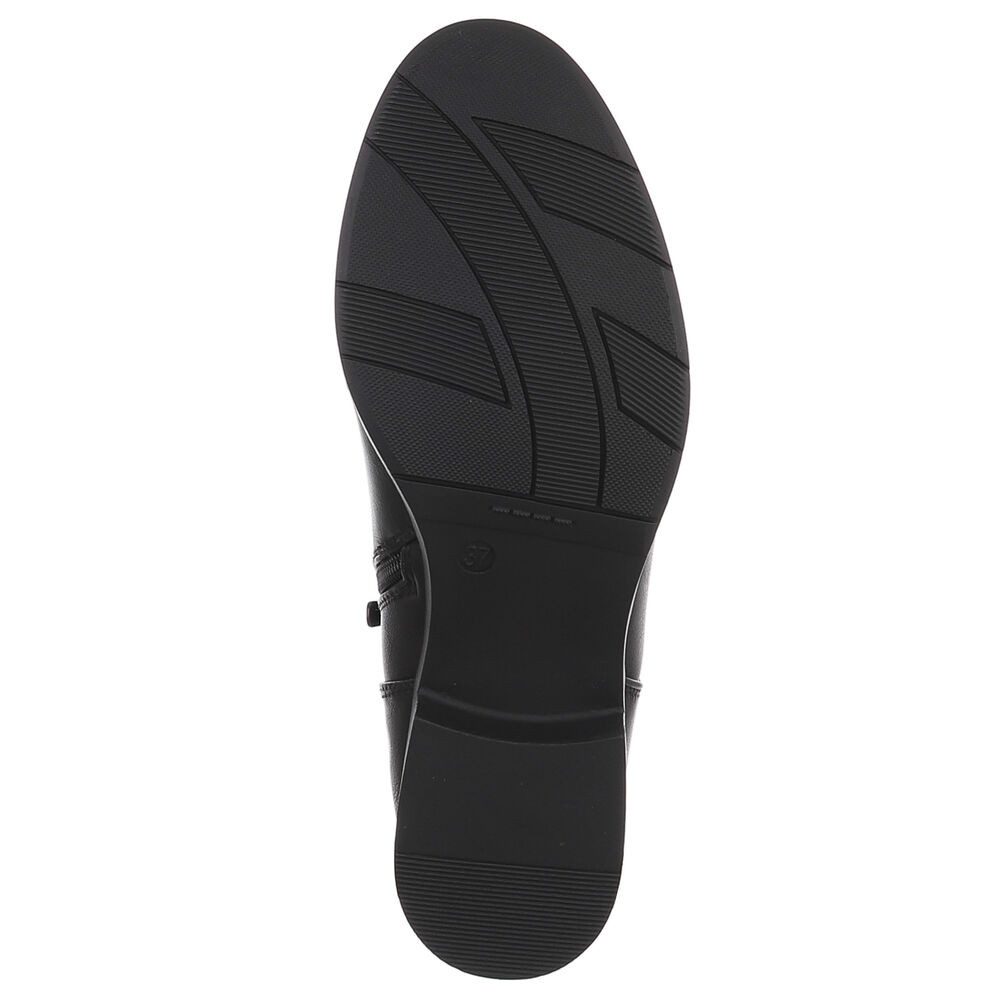 Ital-Design Damen Stiefelette mit Blockabsatz und Reißverschluss Stiefelette (92269258) Blockabsatz Chelsea Boots in Schwarz